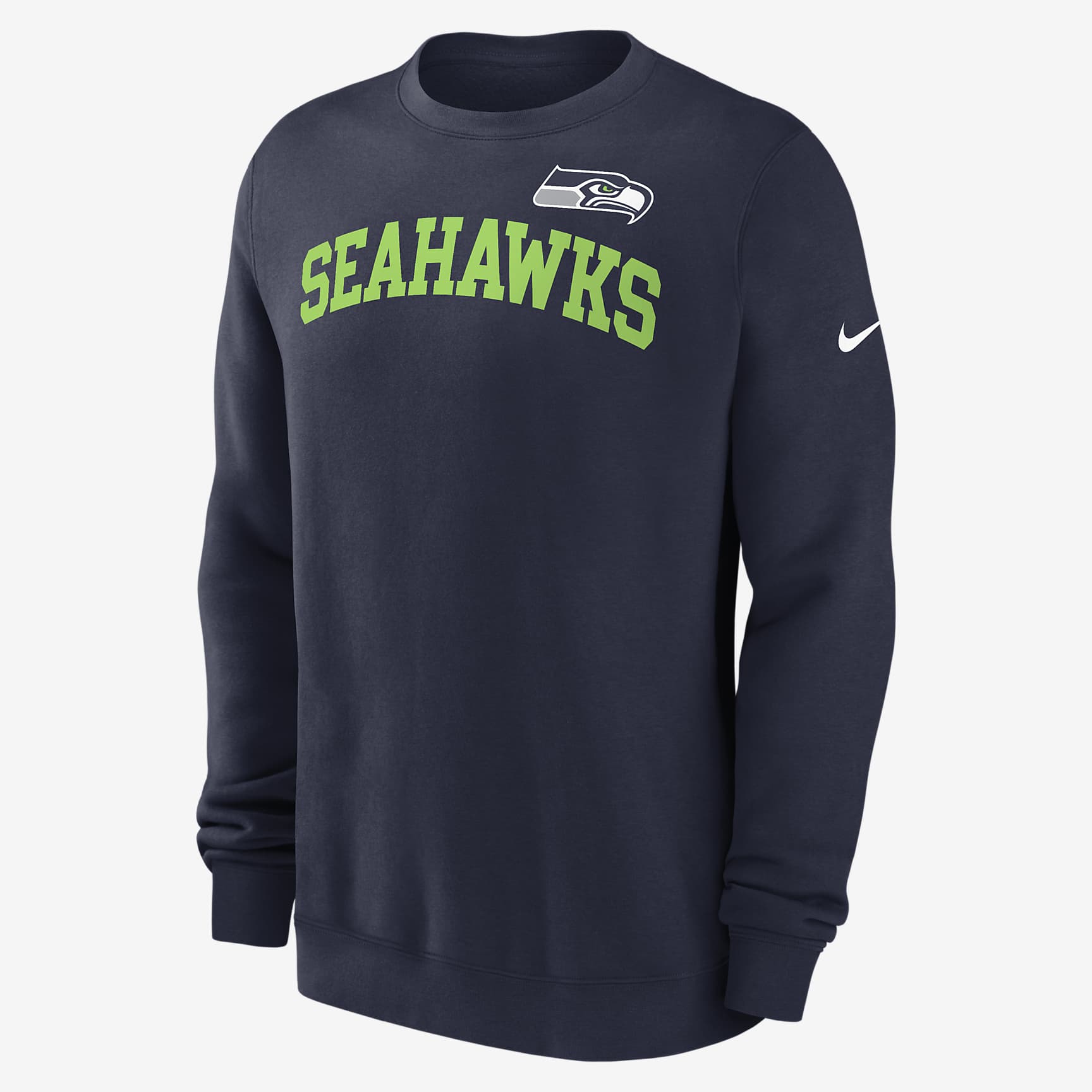 Seattle Seahawks Club Men's Nike NFL Pullover Crew