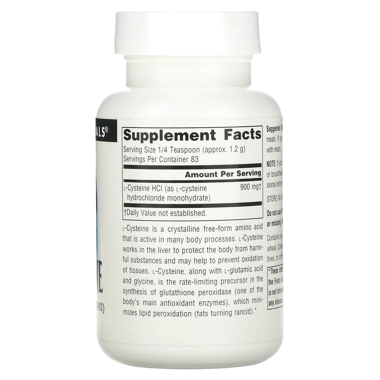 Source Naturals, L-цистеин, 100 г (3,53 унции)