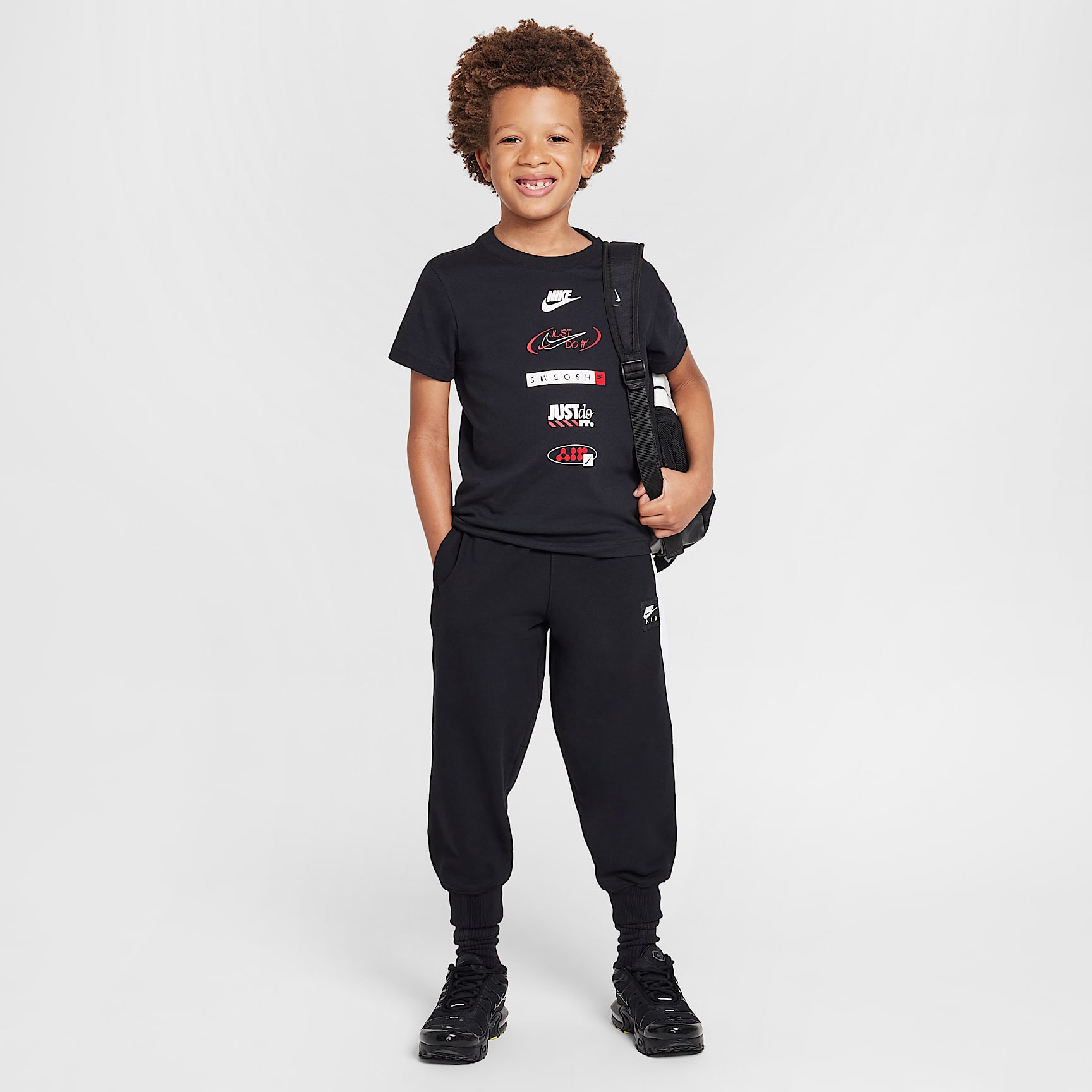 Nike Little Kids' Brandmark Stack T-Shirt