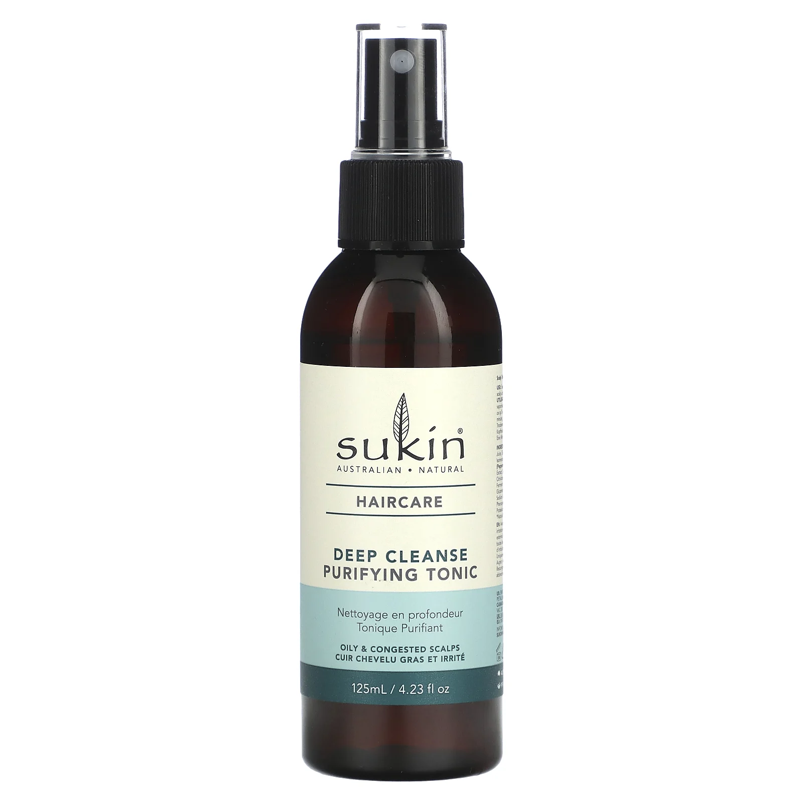 Sukin, Haircare, глубоко очищающий тоник, 125 мл (4,23 жидк. Унции)