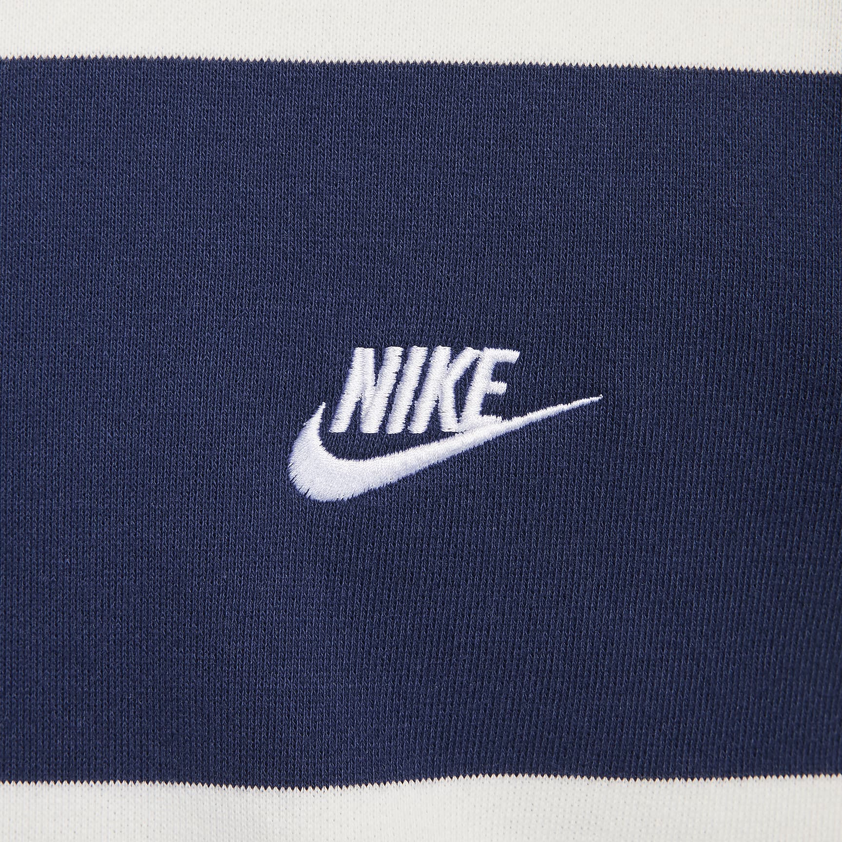 Nike Club Fleece Men's Striped Heavyweight French Terry Crew