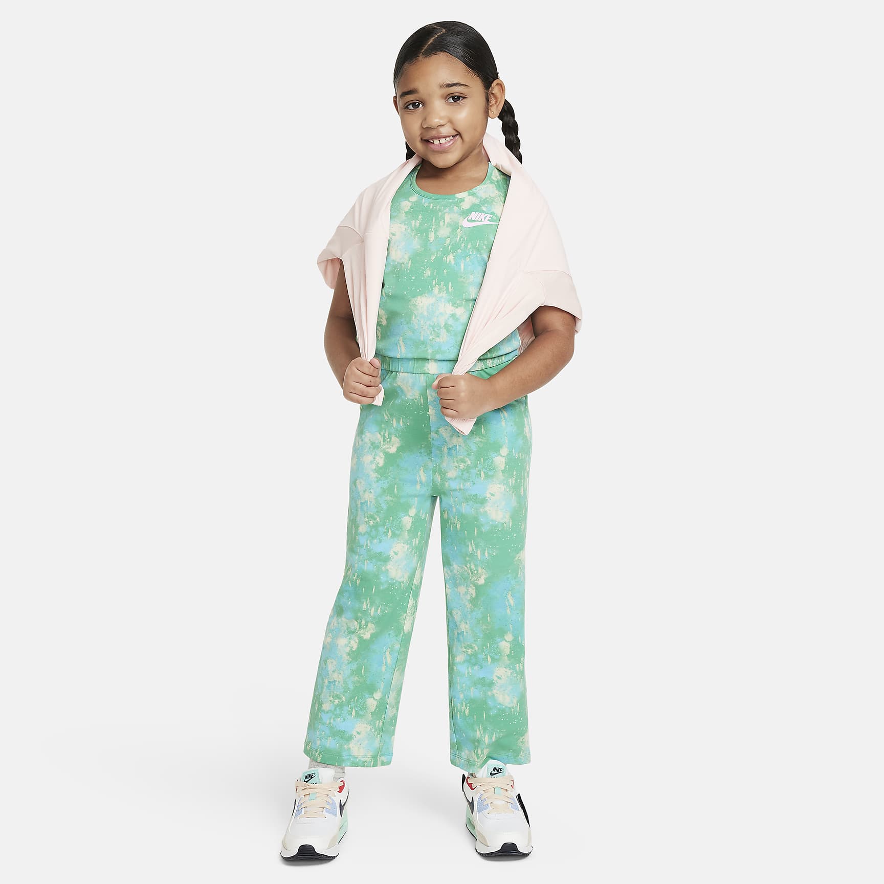 Nike Club Little Kids' Printed Jumpsuit