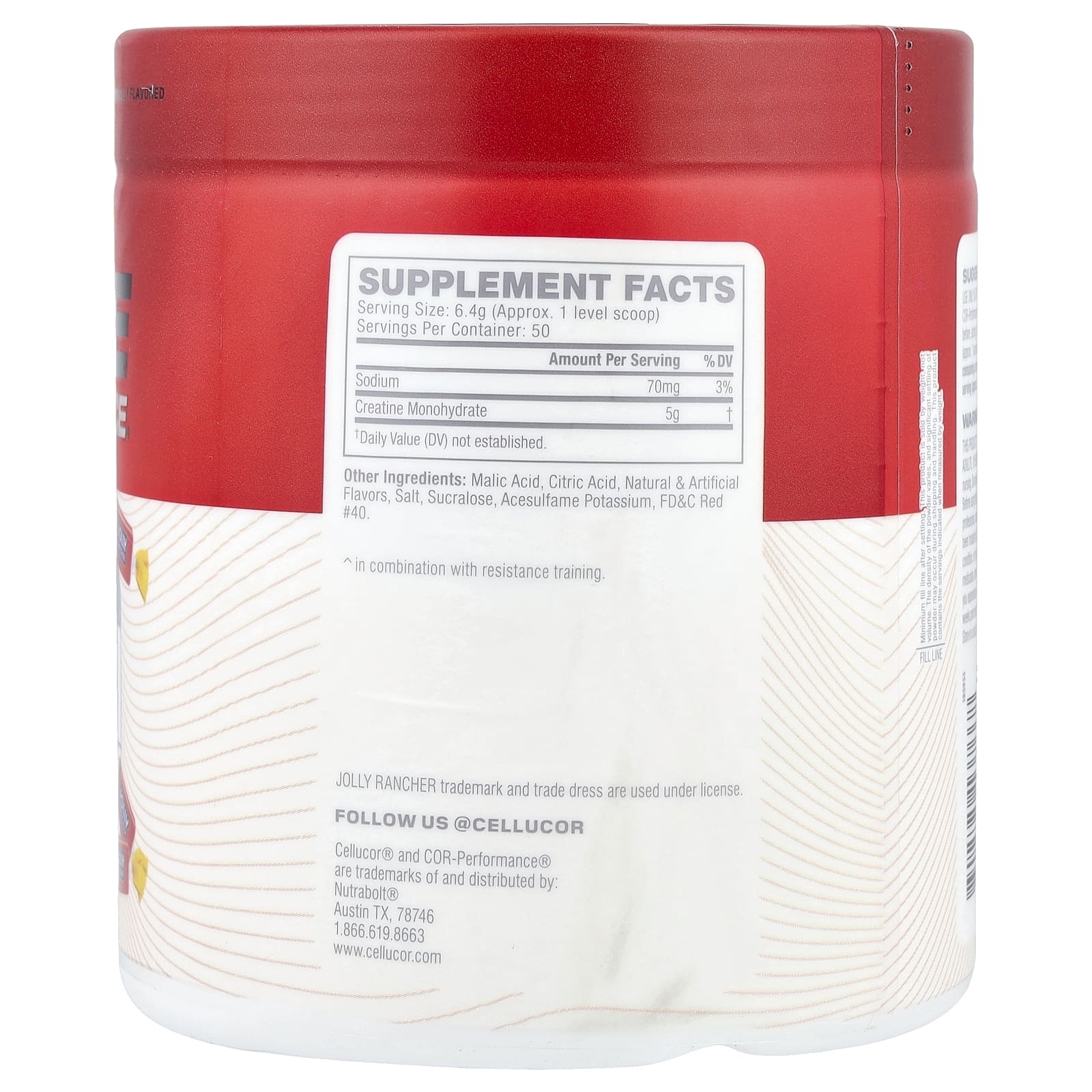 C4 / Cellucor, COR-Performance®, креатин Jolly Rancher, вишня, 321 г (11,3 унции)