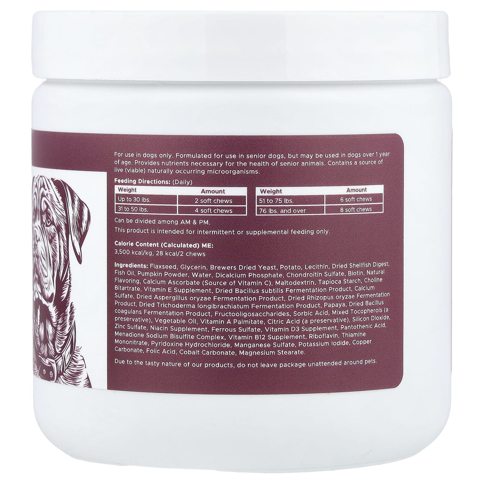 Chew + Heal, мультивитамины 12-в-1 для собак, 60 жевательных таблеток, 240 г (8,4 унции)