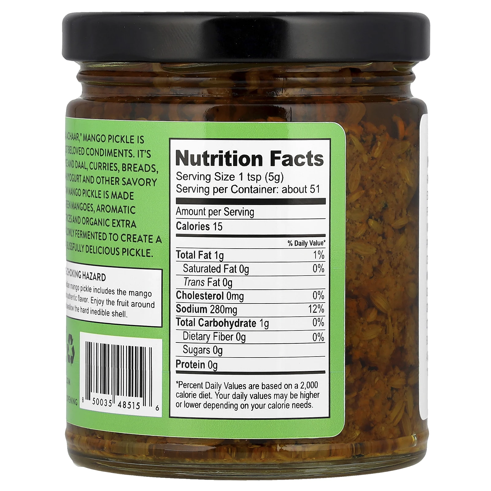 Pure Indian Foods, Необработанный рассол из манго, 255 г (9 унций)