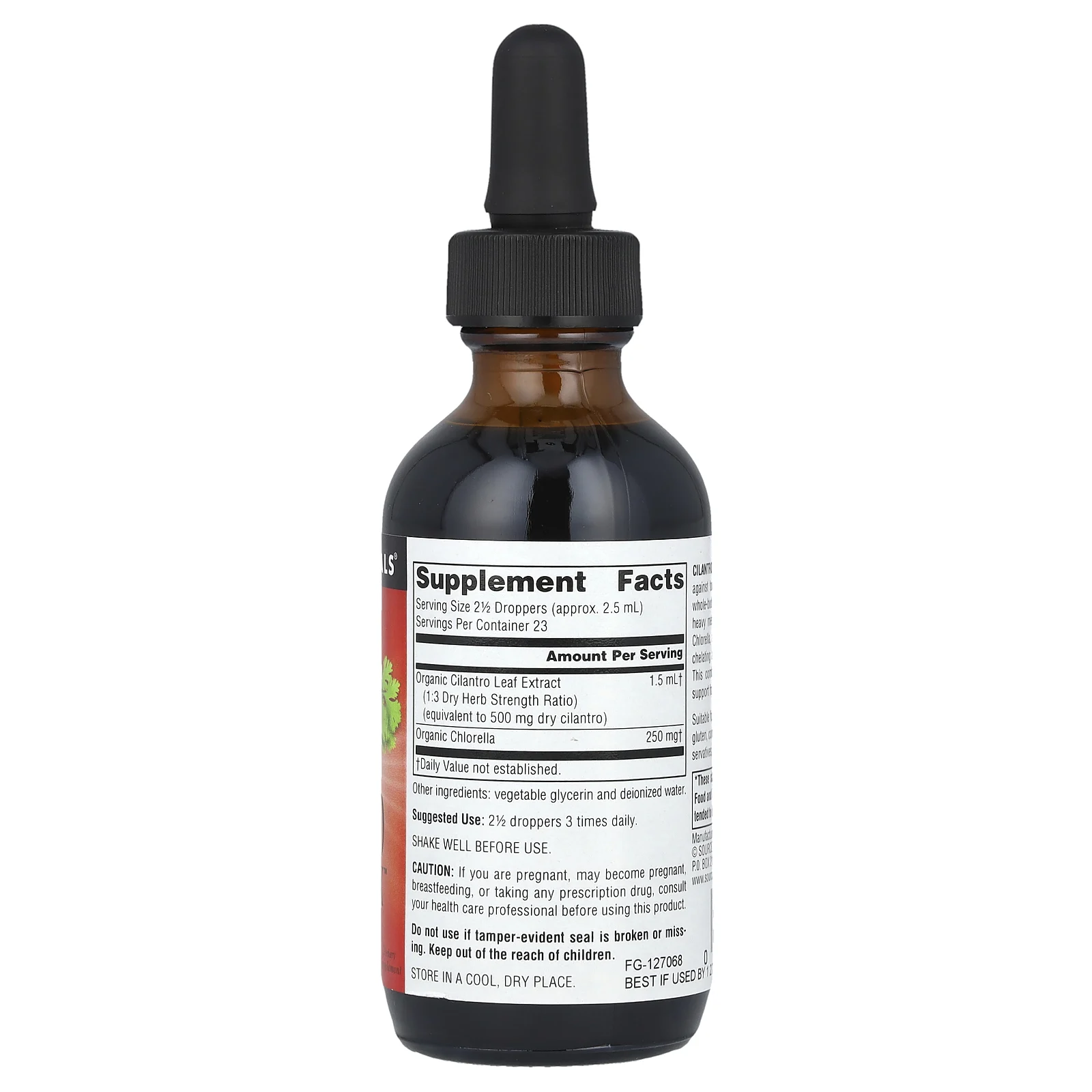 Source Naturals, Cilantro Metal Detox ™ с хлореллой, 59,14 мл (2 жидк. Унции)