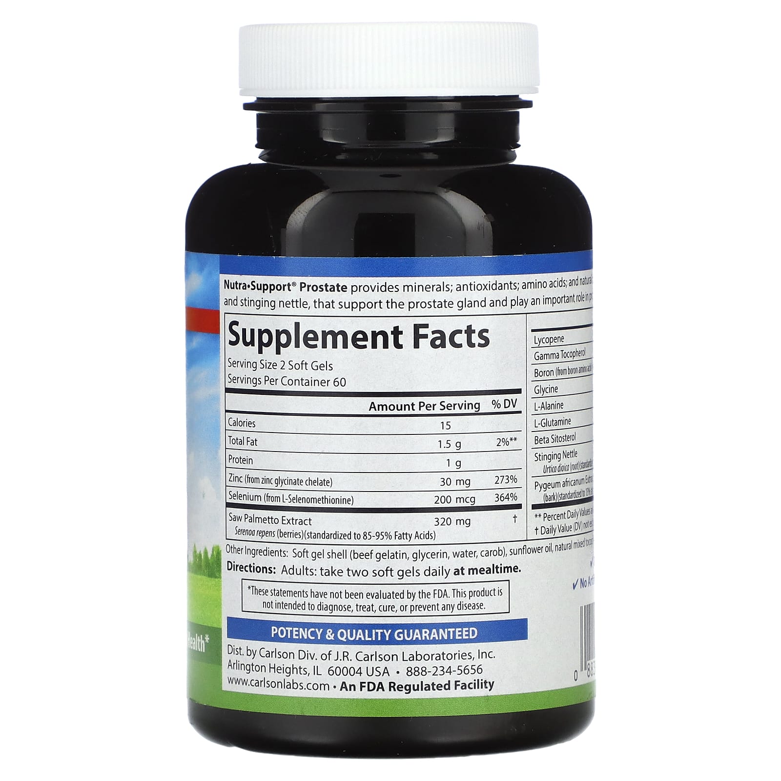 Carlson, Nutra•Поддержка простаты, 120 мягких капсул