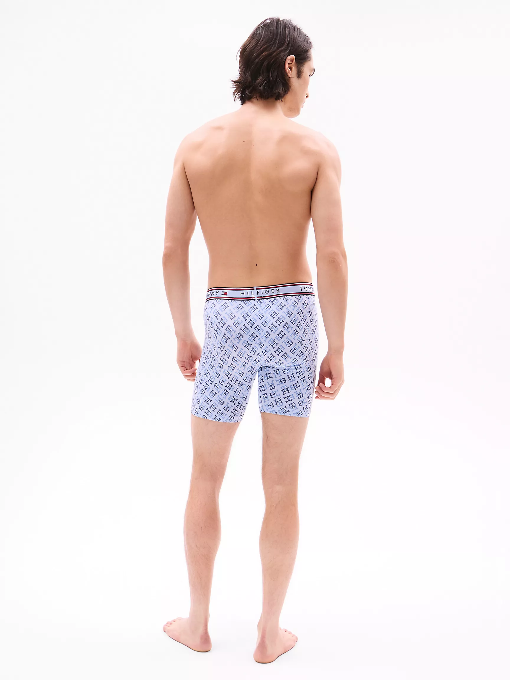 Мужское нижнее белье Tommy Hilfiger, Хлопковые эластичные боксеры-брифы (набор 3 шт.)