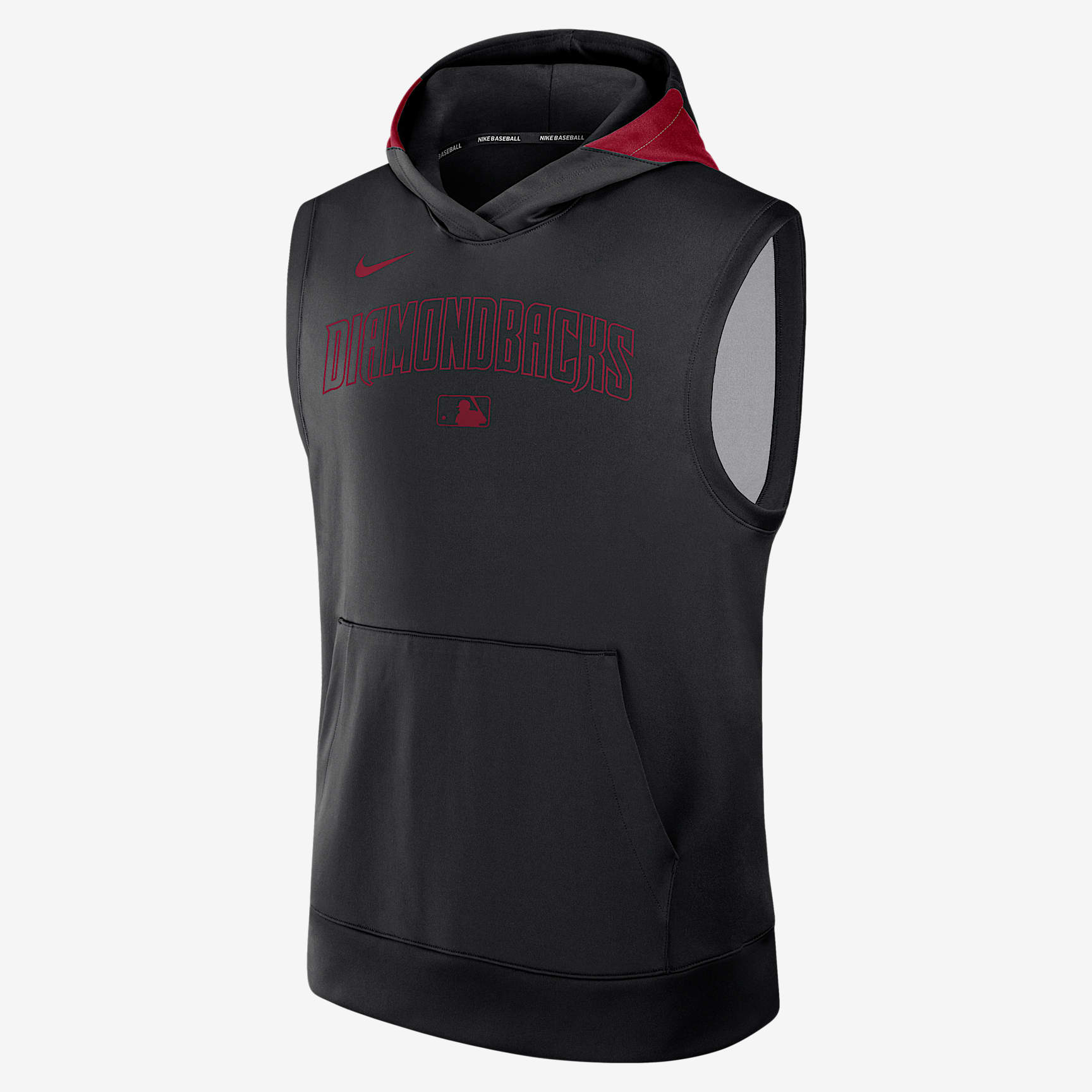 Arizona Diamondbacks Authentic Collection Men’s Nike Dri-FIT MLB Sleeveless Pullover Hoodie