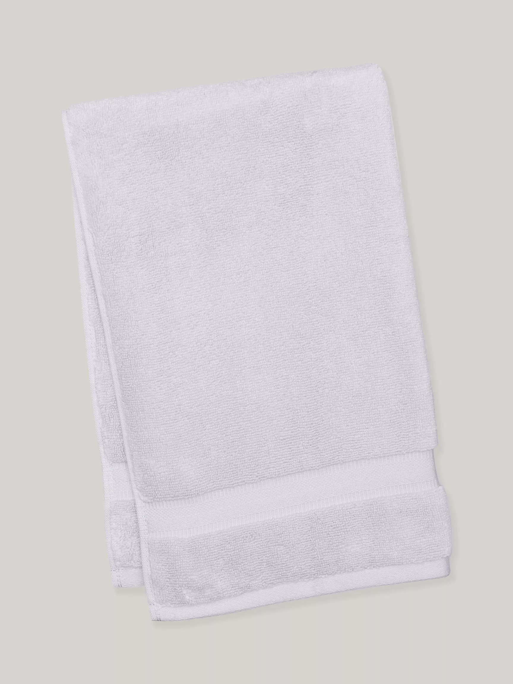 Полотенце для рук Tommy Hilfiger, Однотонное полотенце для рук светло-серого цвета