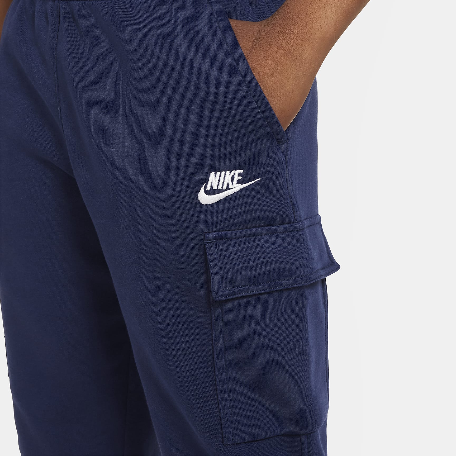 Nike Sportswear Club Fleece Big Kids' Cargo Pants (Extended Size)