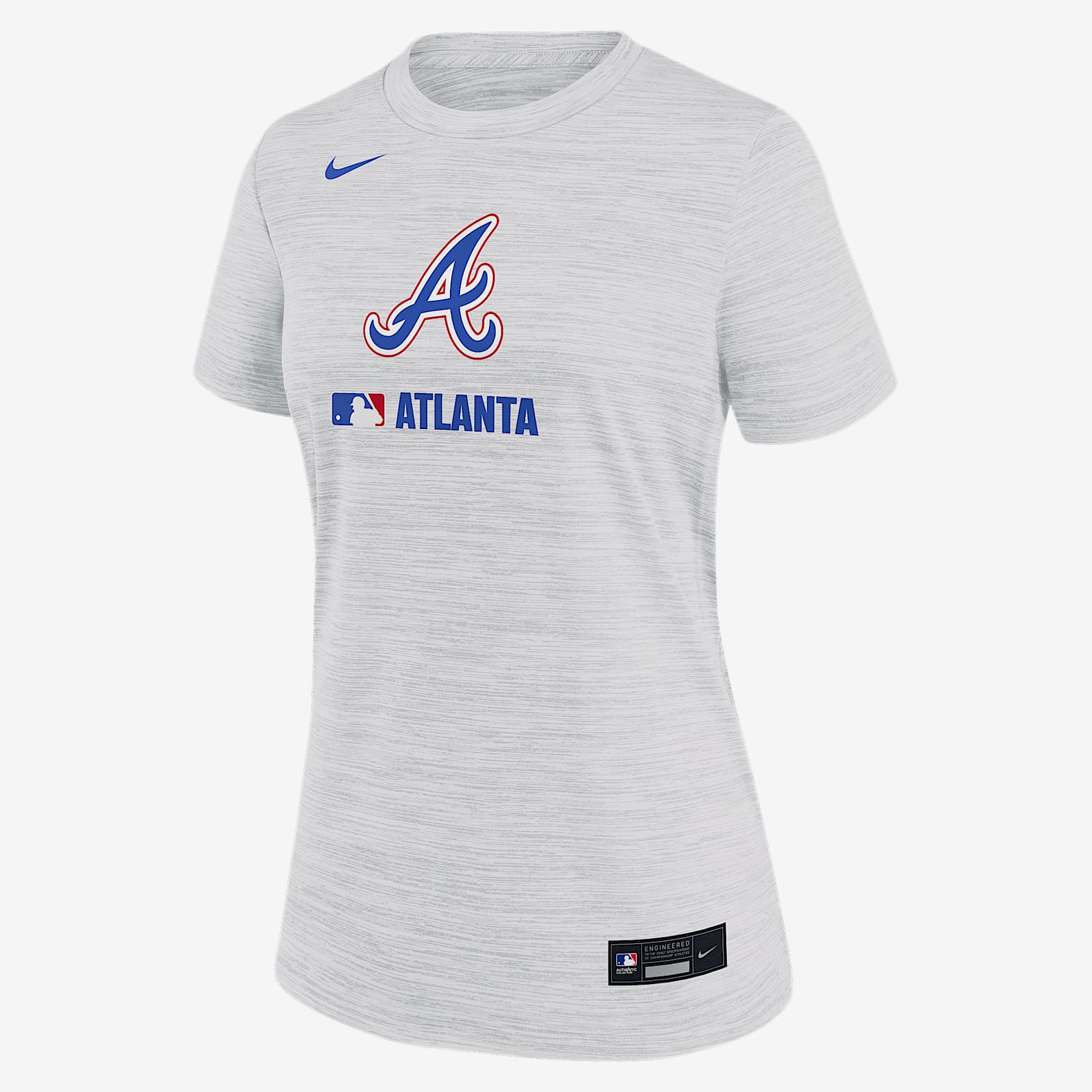 Atlanta Braves Authentic Collection City Connect Velocity Women's Nike Dri-FIT MLB T-Shirt