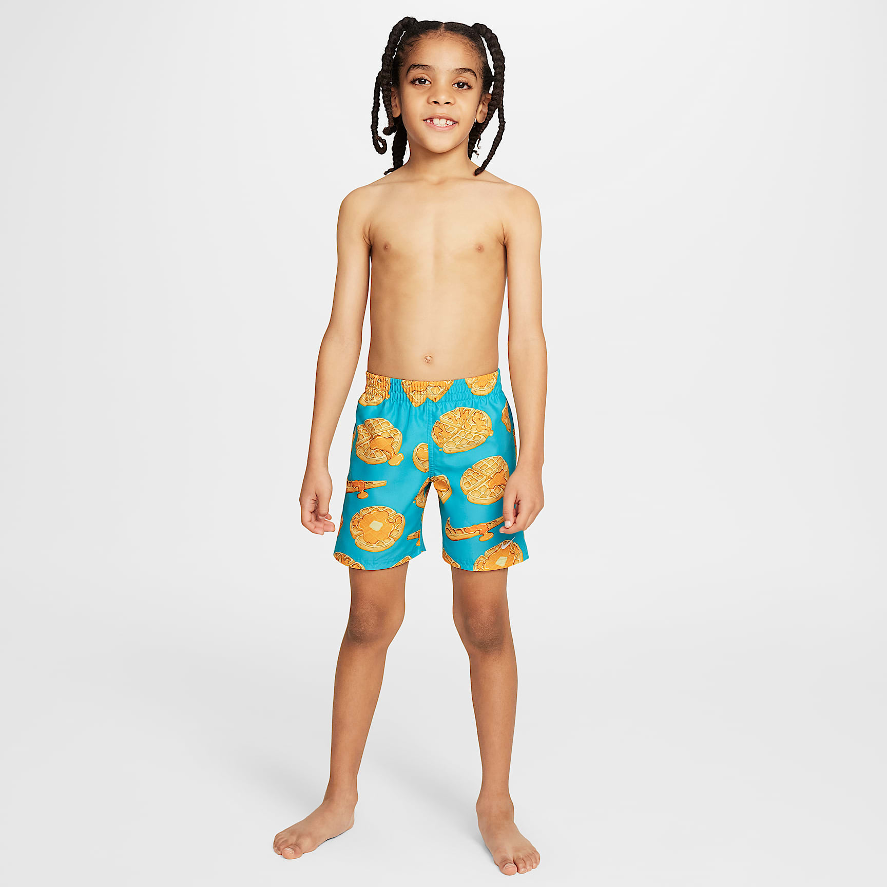 Nike Swim Breaker Little Kids' 5" Brief-Lined Volley Shorts