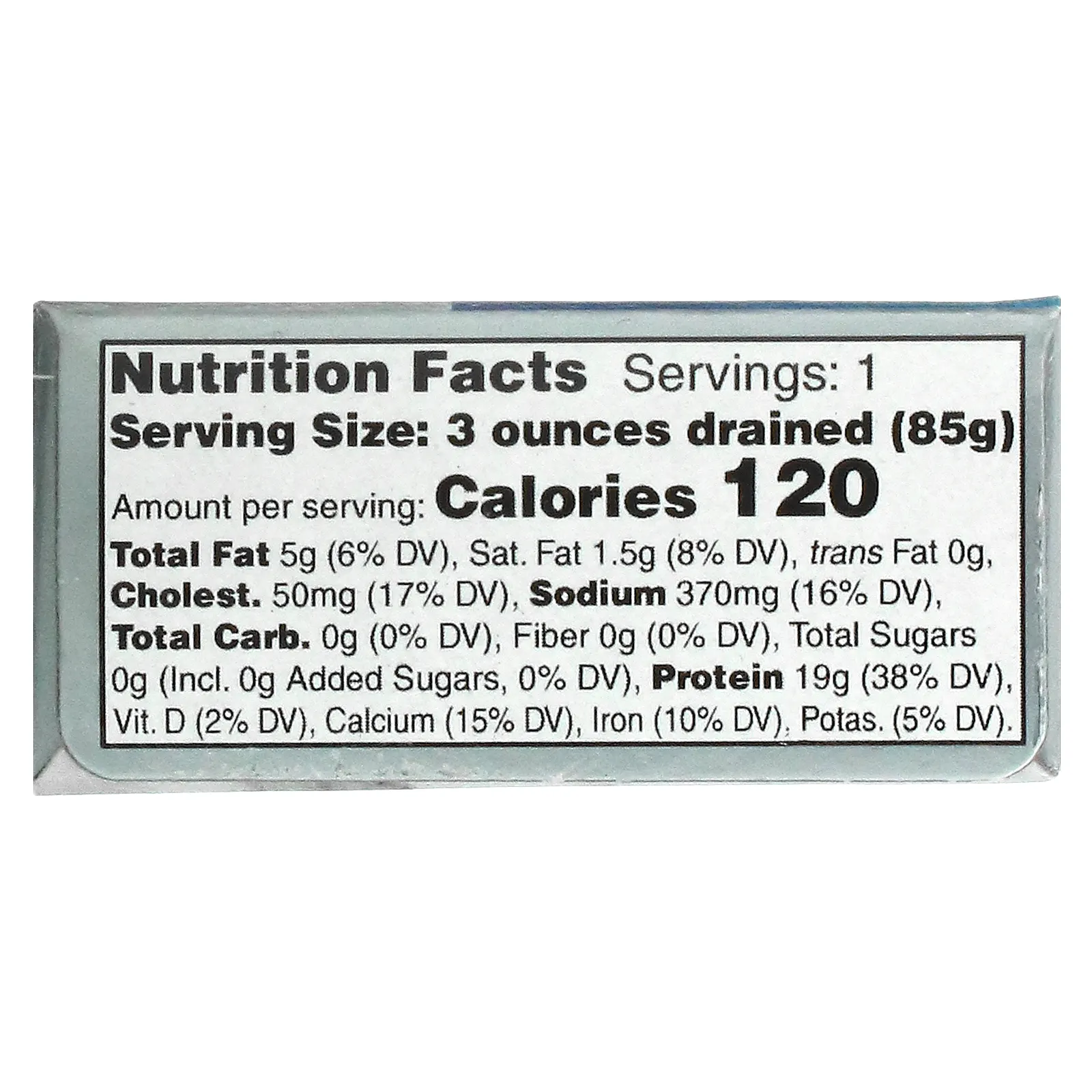 Wild Planet, Выловленные в диких условиях белые анчоусы в воде с морской солью, 4,4 унц. (125 г)