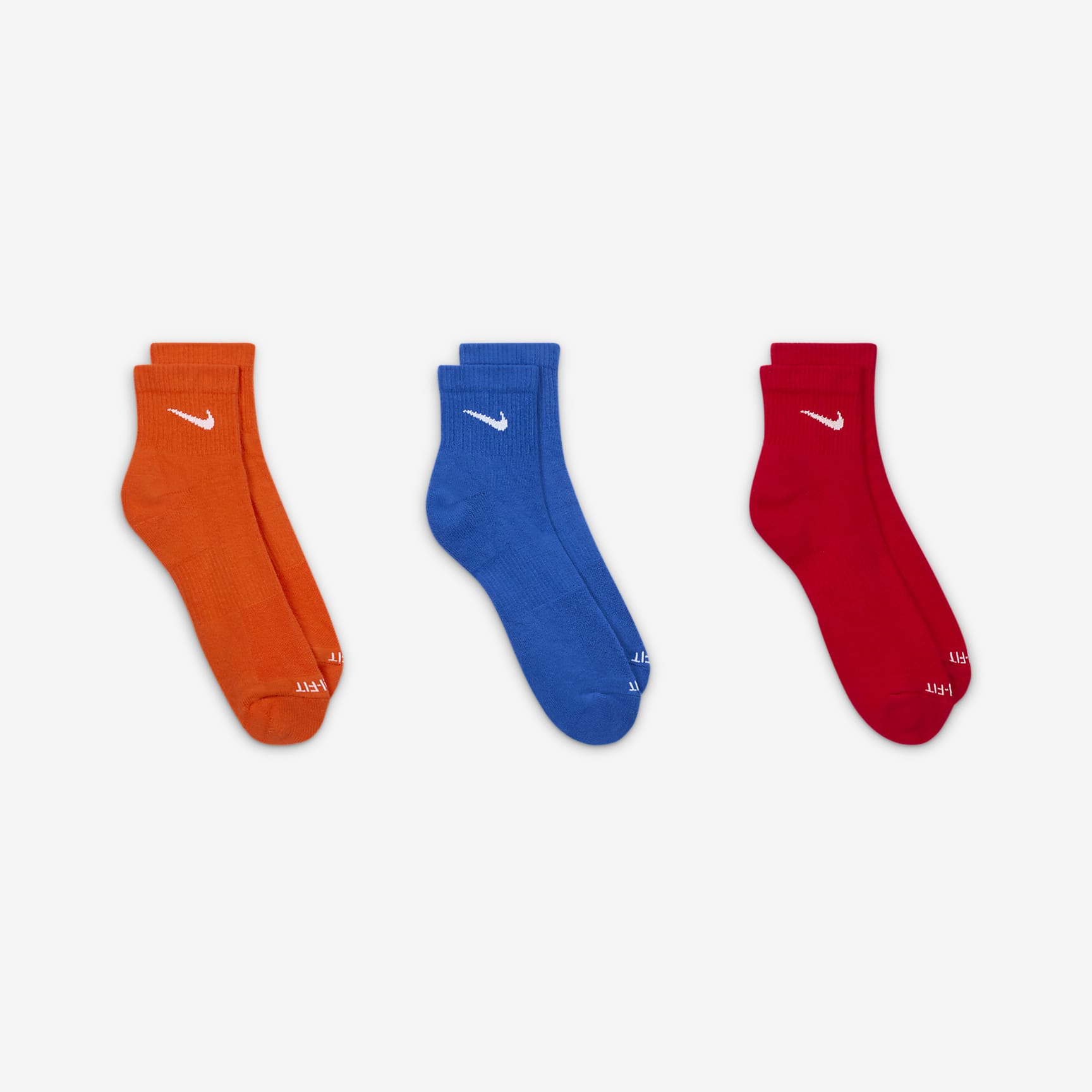 Nike Everyday Plus Cushioned Training Ankle Socks (3 Pairs)