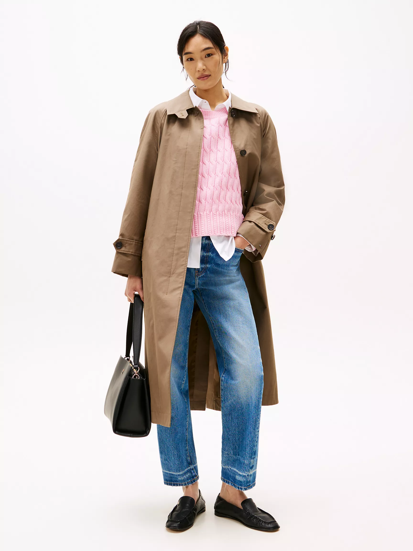 Женские джинсы Tommy Hilfiger, Классические джинсы высокой посадки прямого кроя