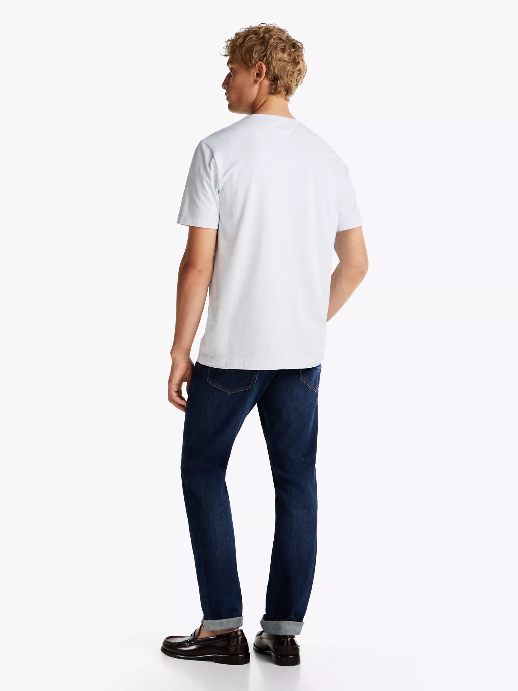 Мужская футболка Tommy Hilfiger, Хлопково-льняная футболка