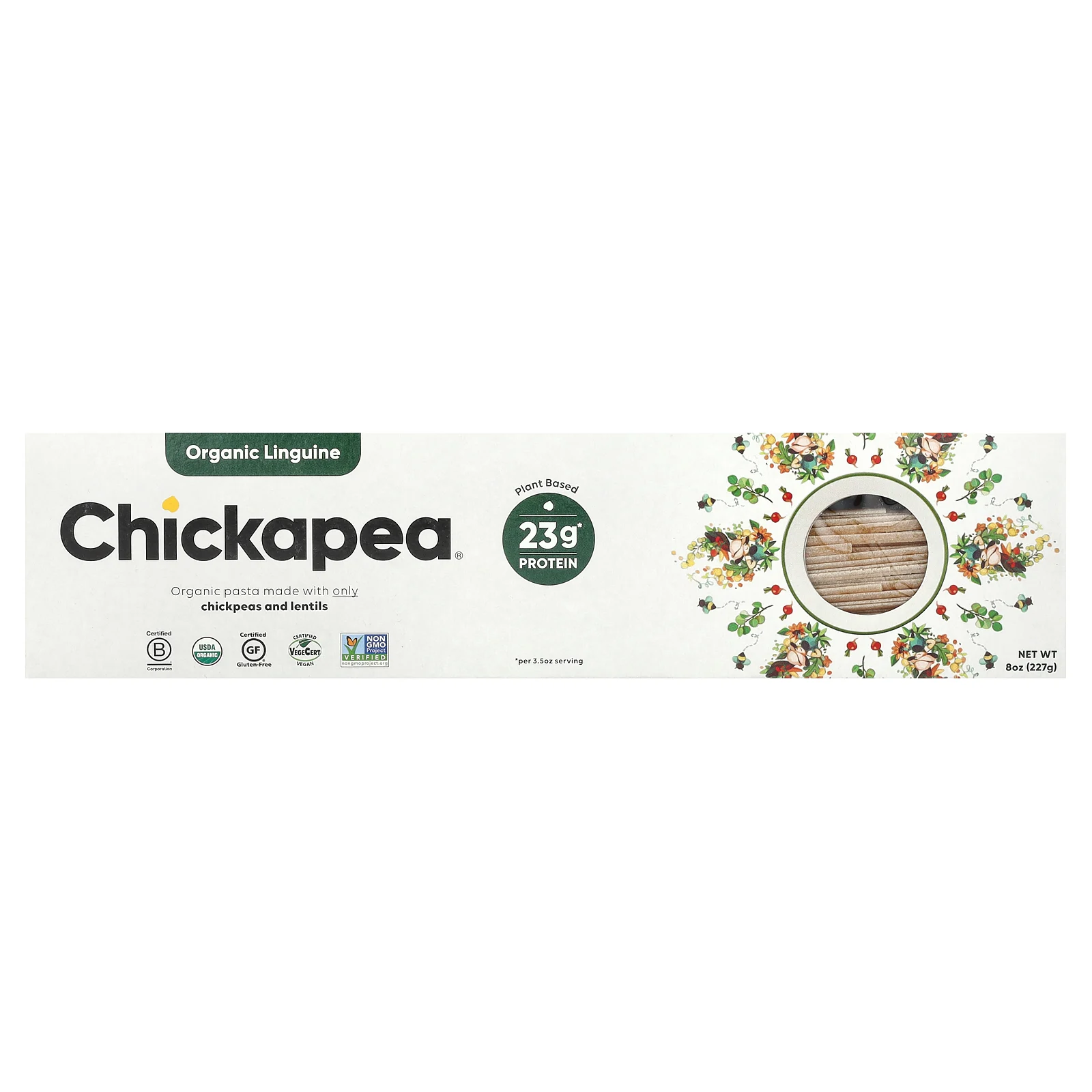 Chickapea, Органический лингвини, 227 г (8 унций)