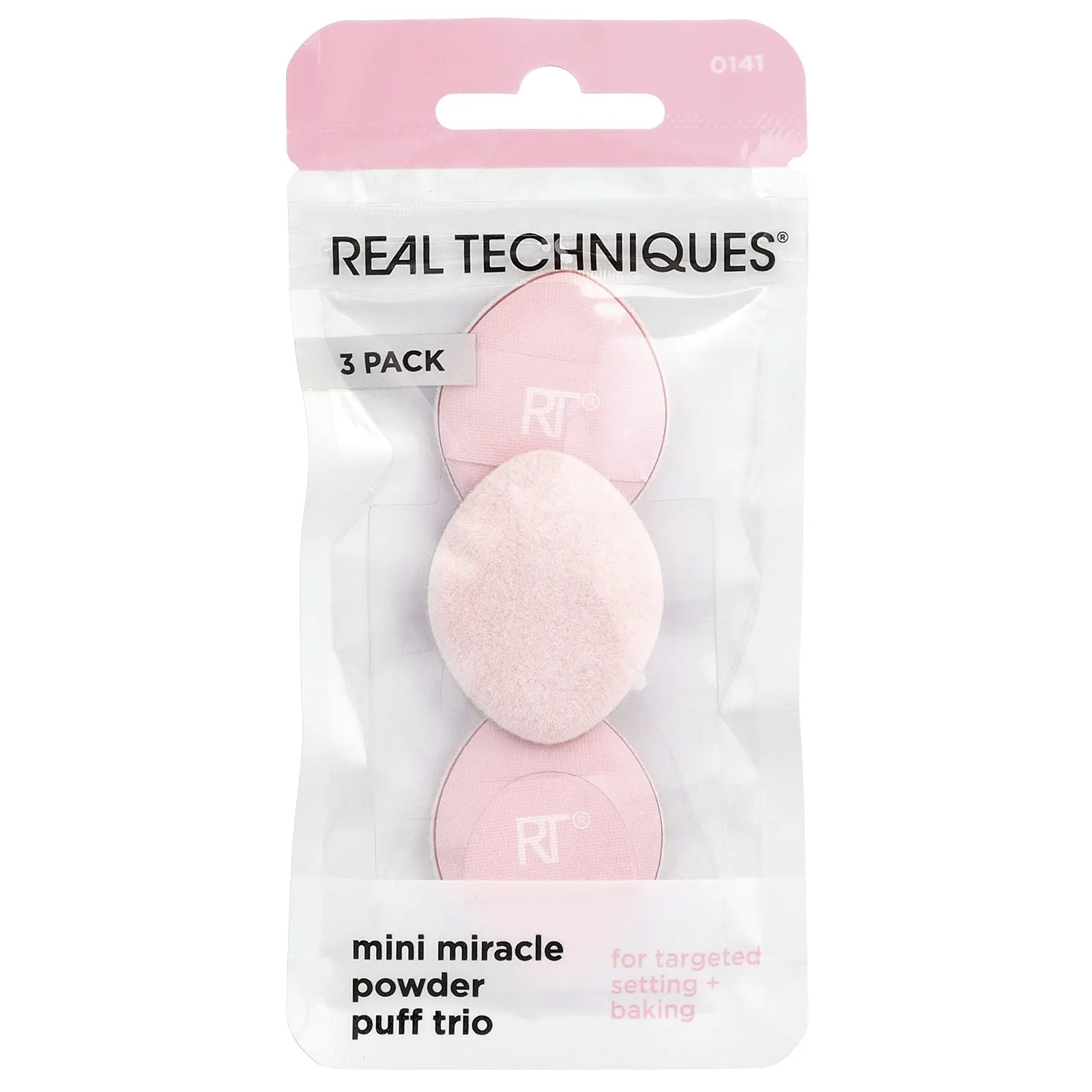 Real Techniques, Multi Miracle, пудра-пуховка, трио, 3 шт.