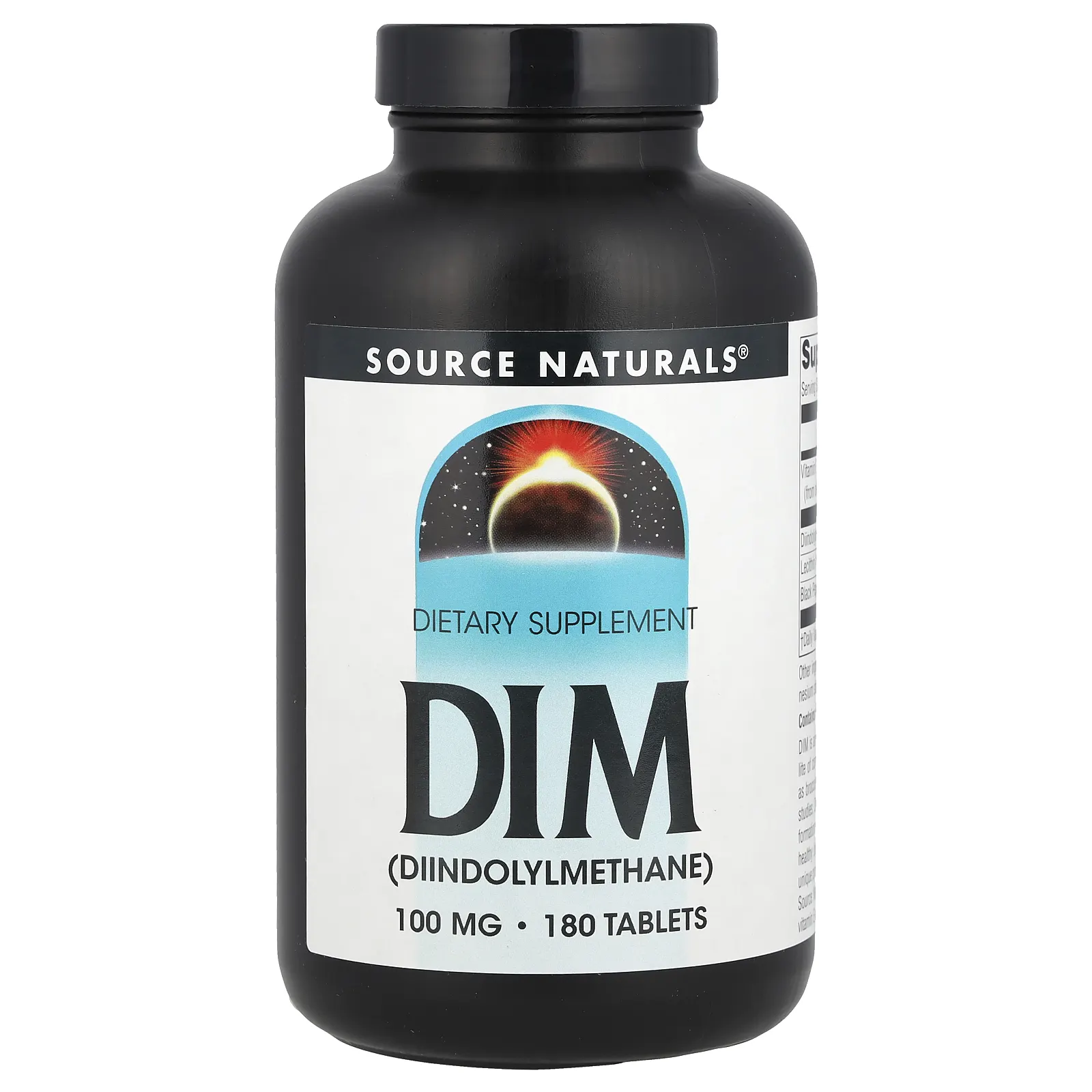Source Naturals, DIM (дииндолилметан), 100 мг, 180 таблеток