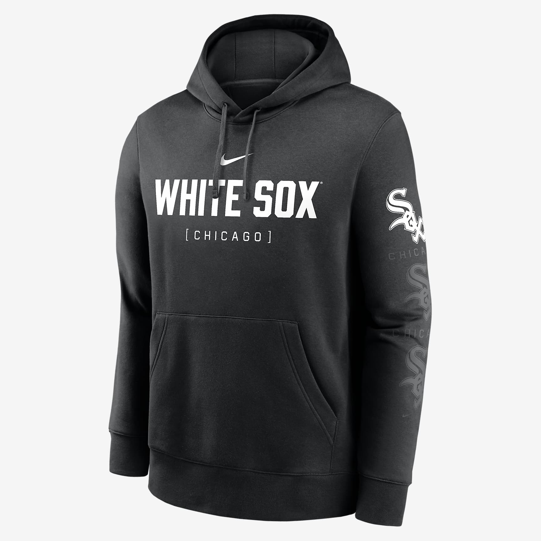 Chicago White Sox Fashion Club Men's Nike MLB Pullover Hoodie
