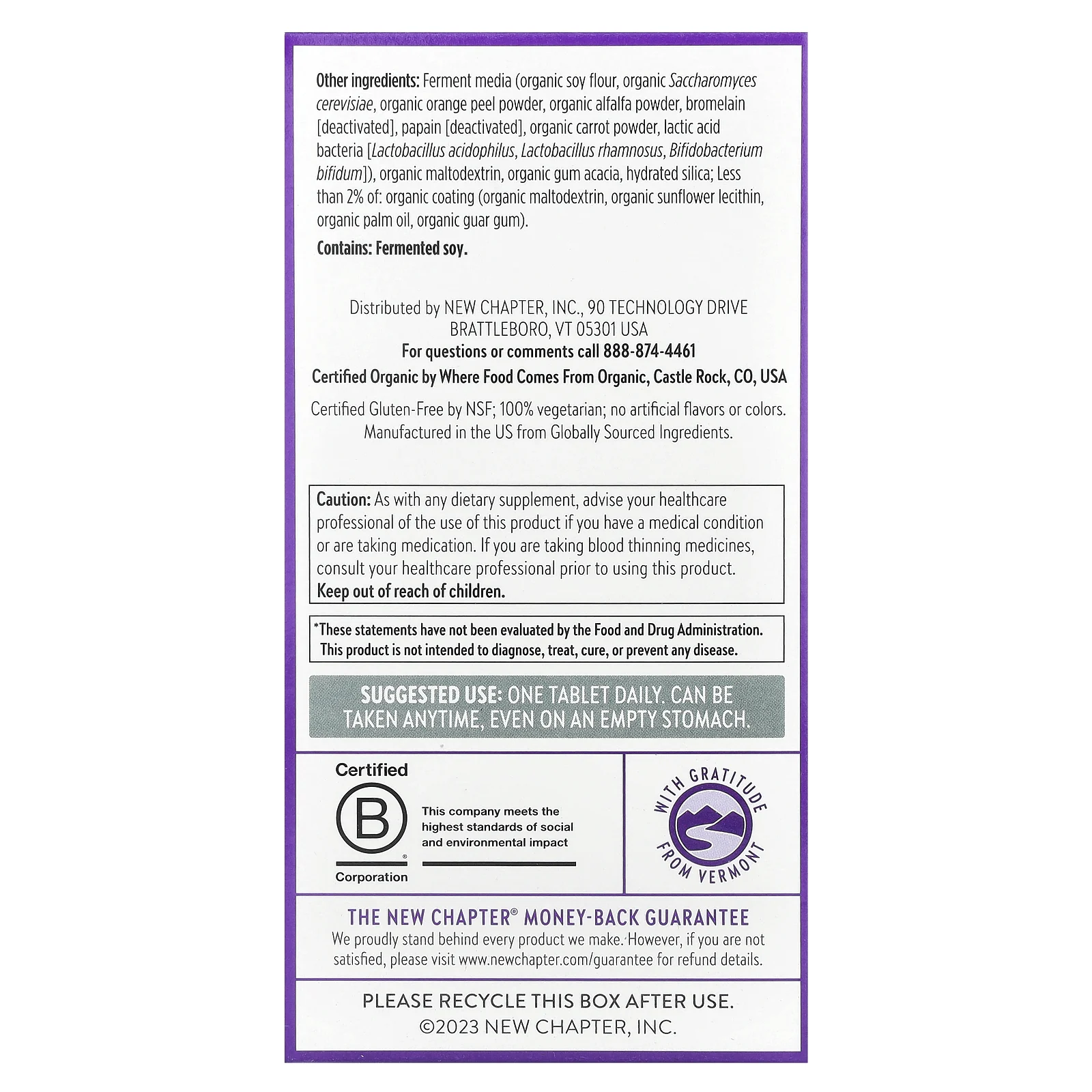 New Chapter, 40+ Every Man's One Daily Multi, мультивитамины для мужчин, 72 растительные таблетки