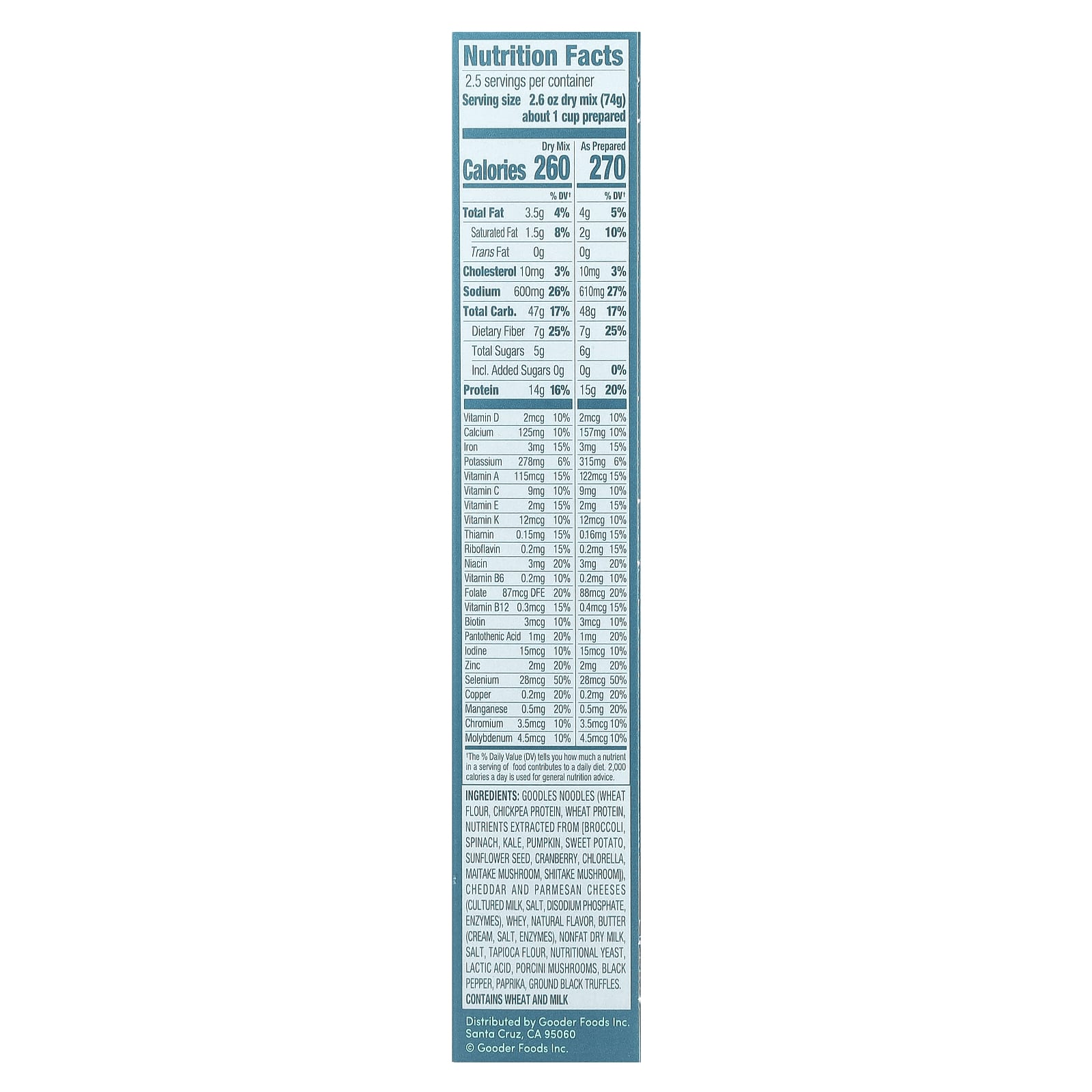 Goodles, Here Comes Truffle, сливочный трюфель, чеддер и ракушка, 170 г (6 унций)