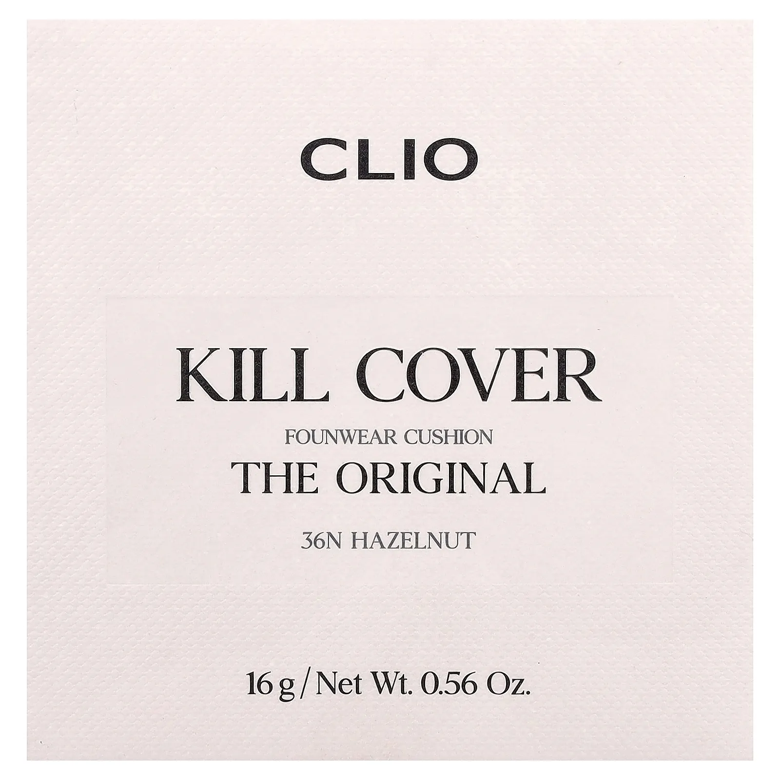 Clio, Death Cover FounWear, кушон, оттенок 36N фундук, 16 г (0,56 унции)
