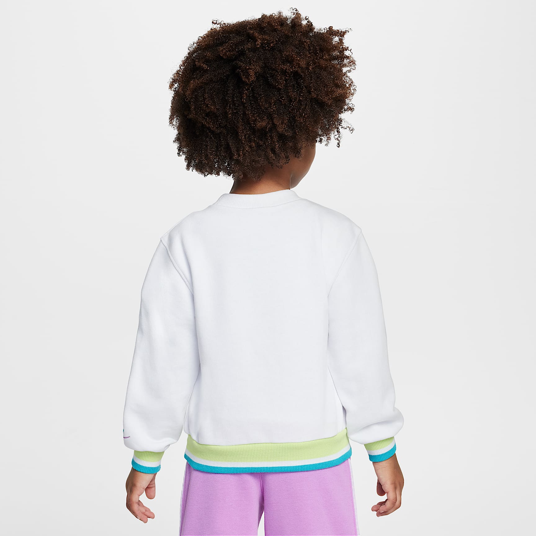 Nike Sportswear "Outside the Lines" Toddler French Terry Crew Top