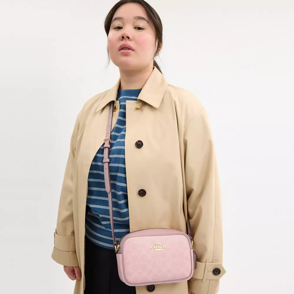 Сумка COACH Mini Jamie Camera Bag In Signature Canvas