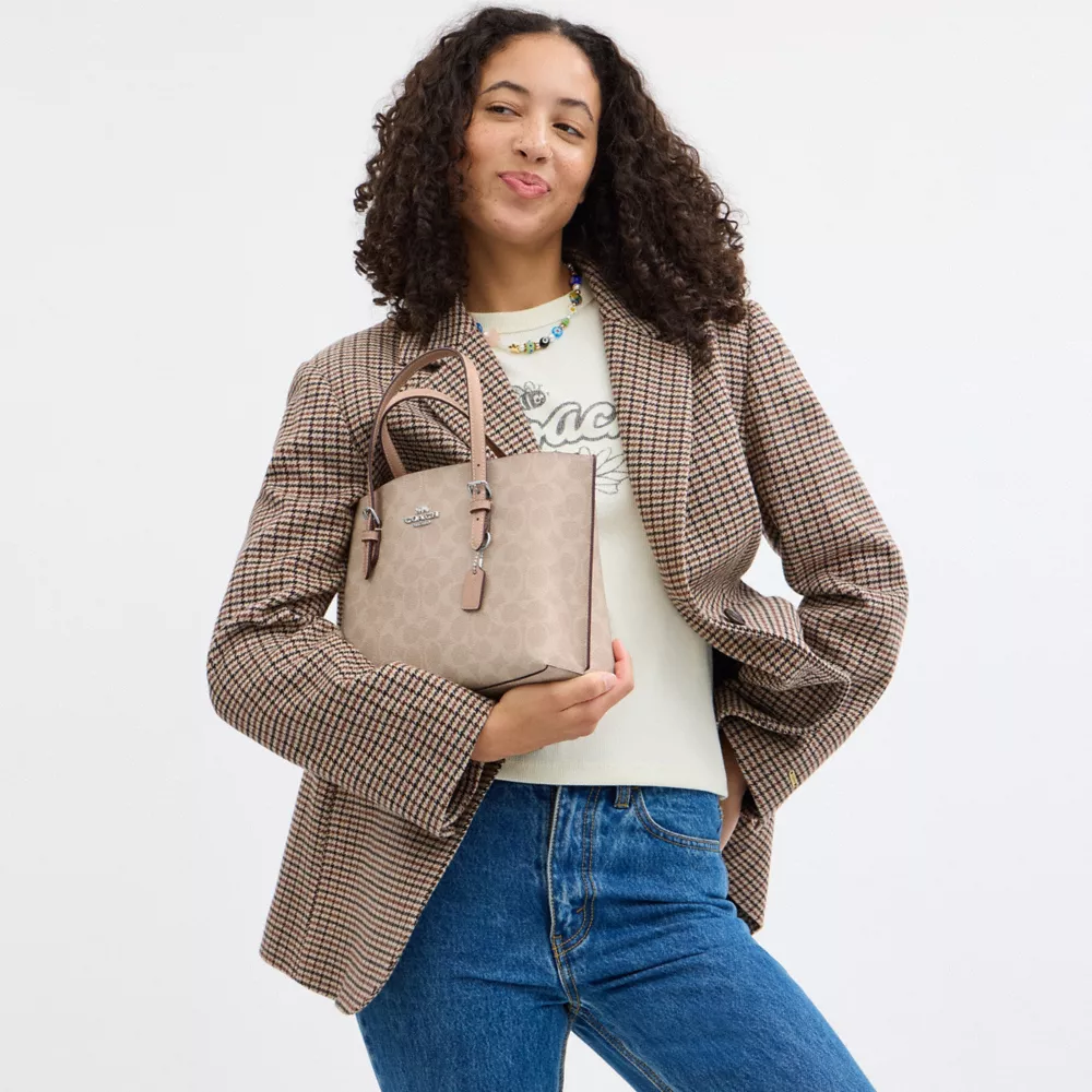 Сумка COACH Mollie Tote Bag 25 In Signature Canvas