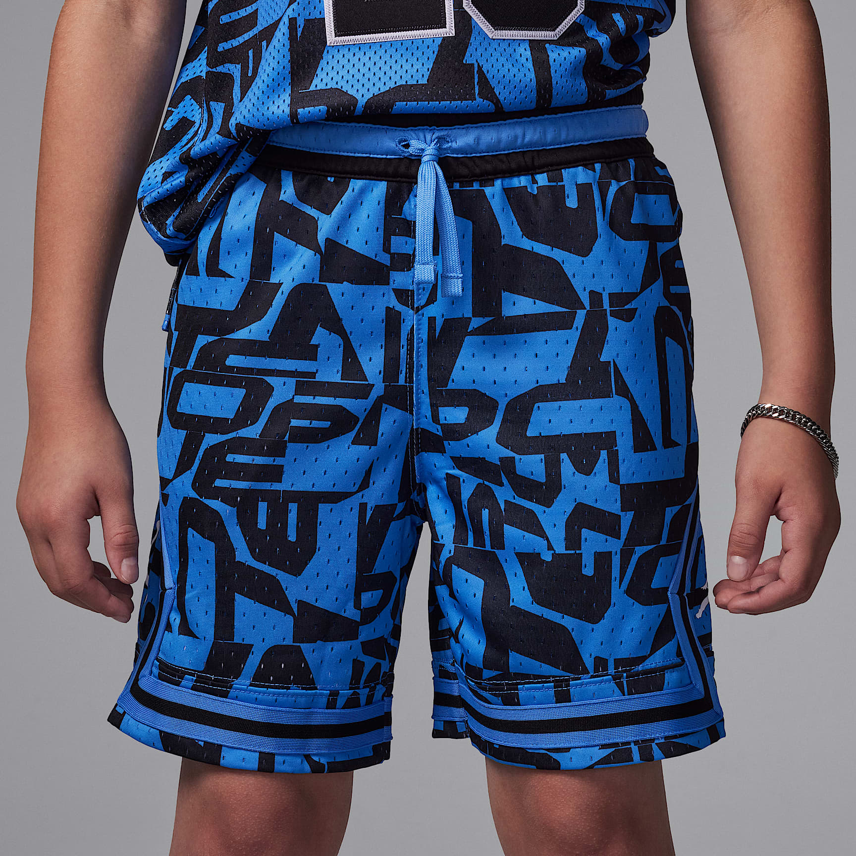 Jordan Dri-FIT Big Kids' MJ Printed Sport Diamond Shorts