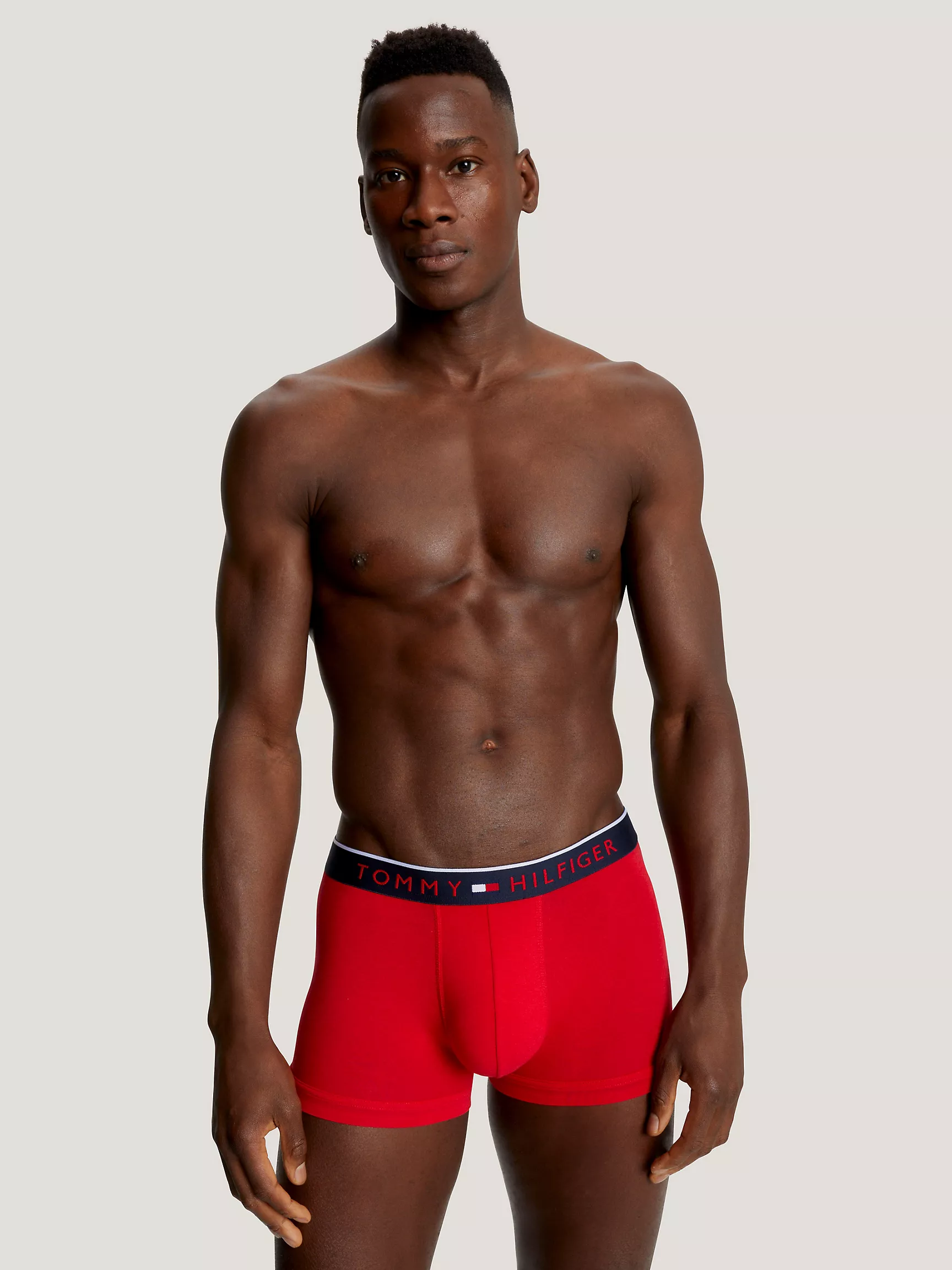 Мужское нижнее белье Tommy Hilfiger, Комплект из 3 эластичных трусов Trunk класса люкс