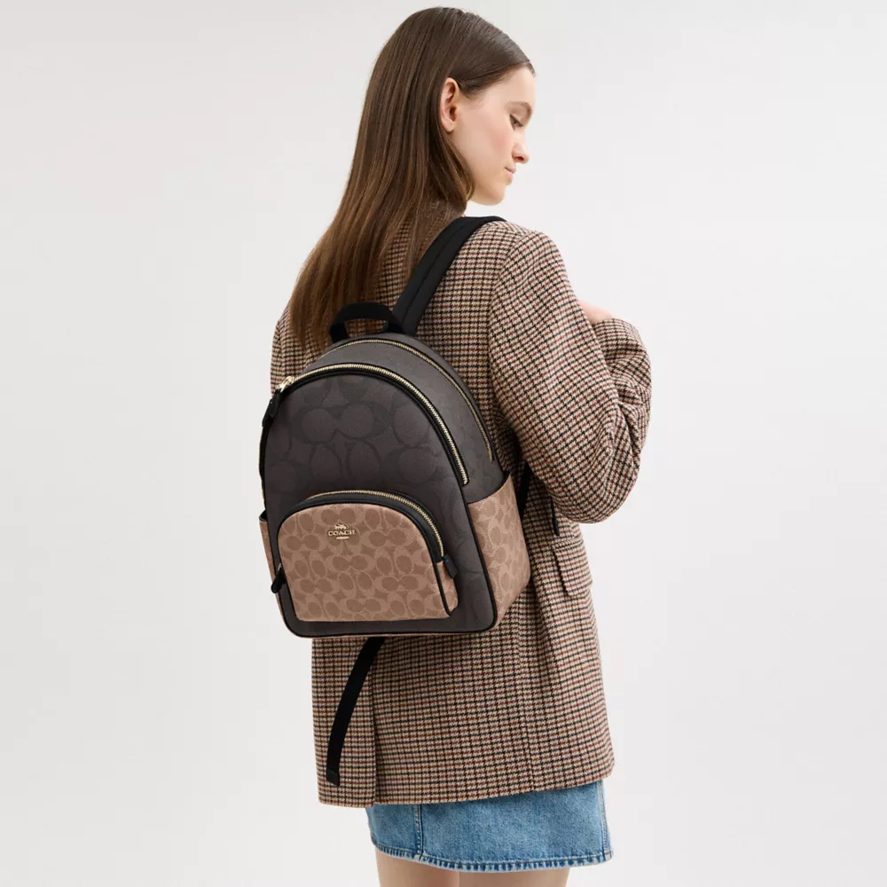 Рюкзак COACH Court Backpack In Blocked Signature Canvas