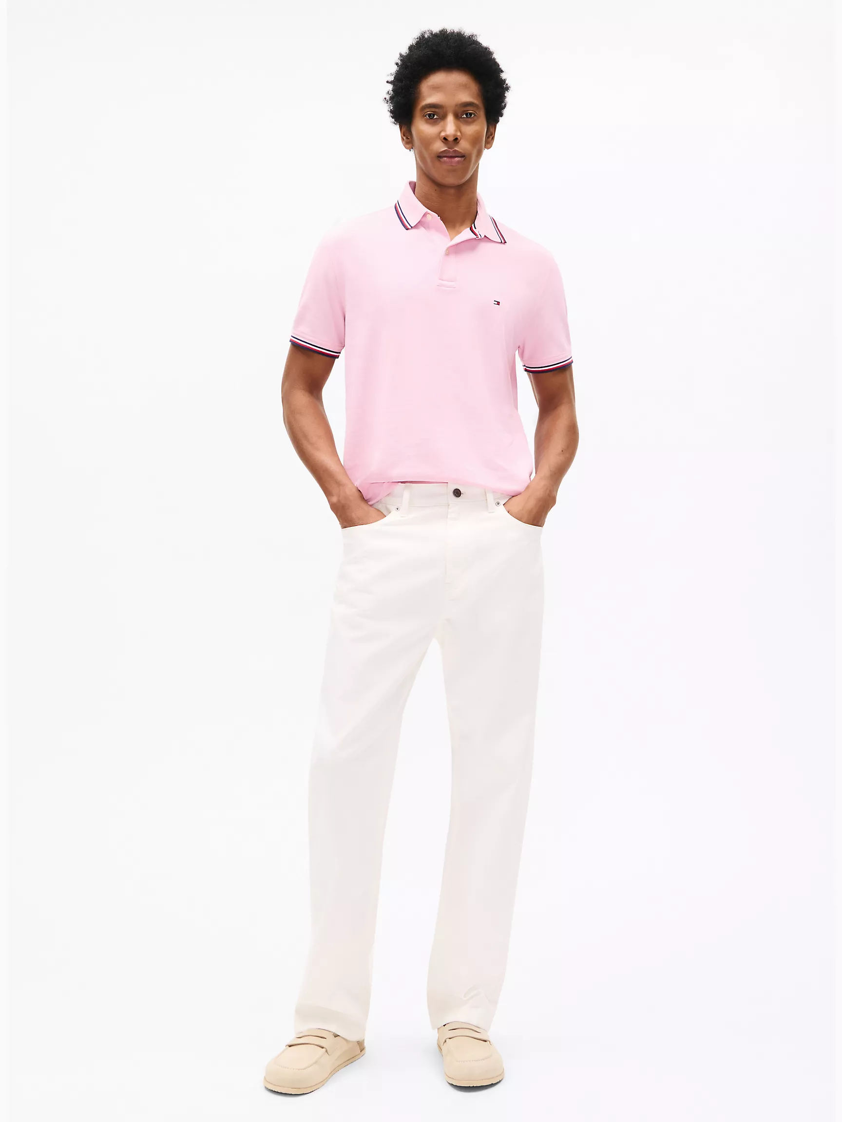 Мужское поло Tommy Hilfiger, Влагоотводящее поло Tommy стандартного кроя