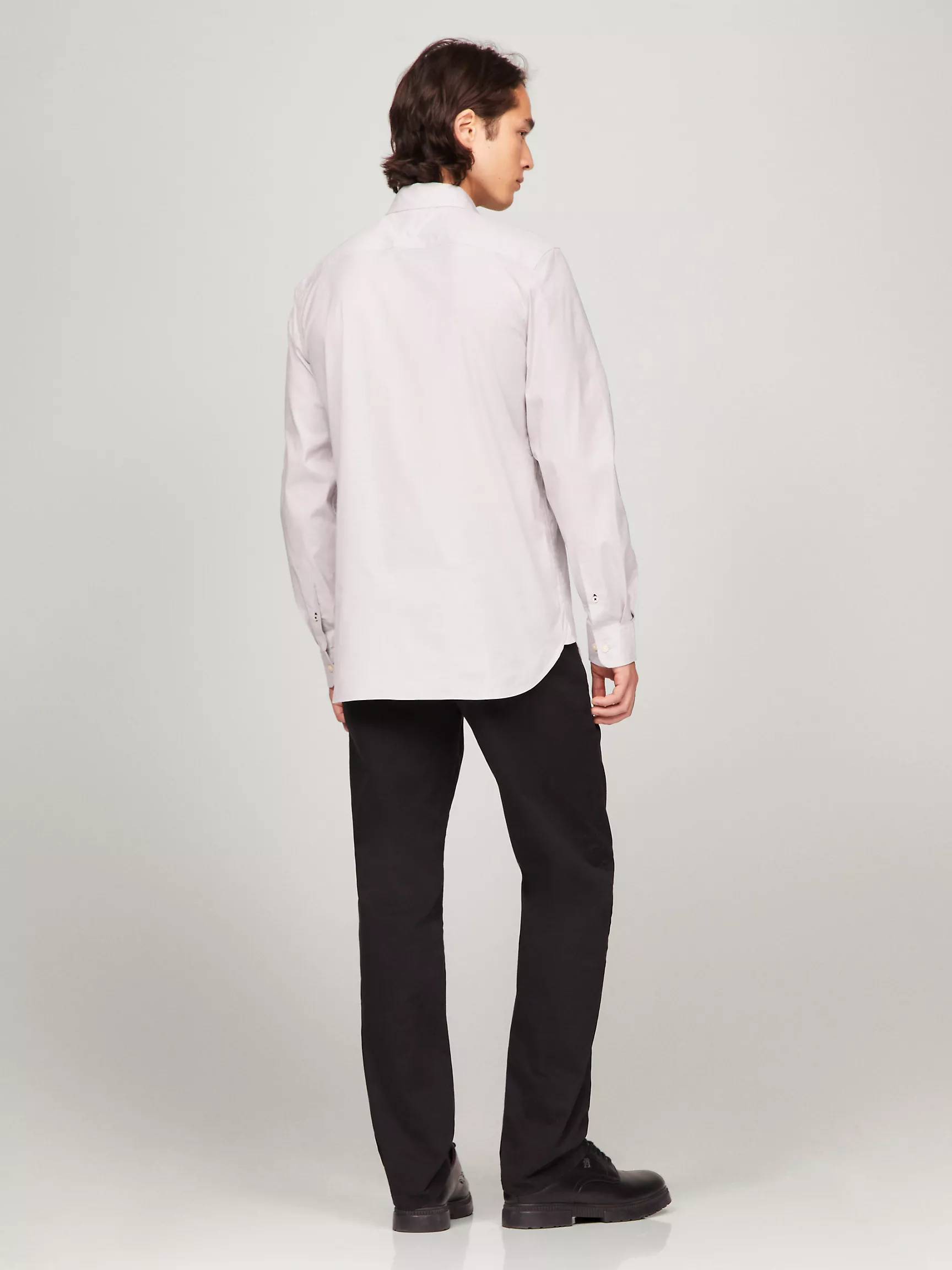 Мужская рубашка Tommy Hilfiger, Эластичная рубашка из поплина стандартного кроя