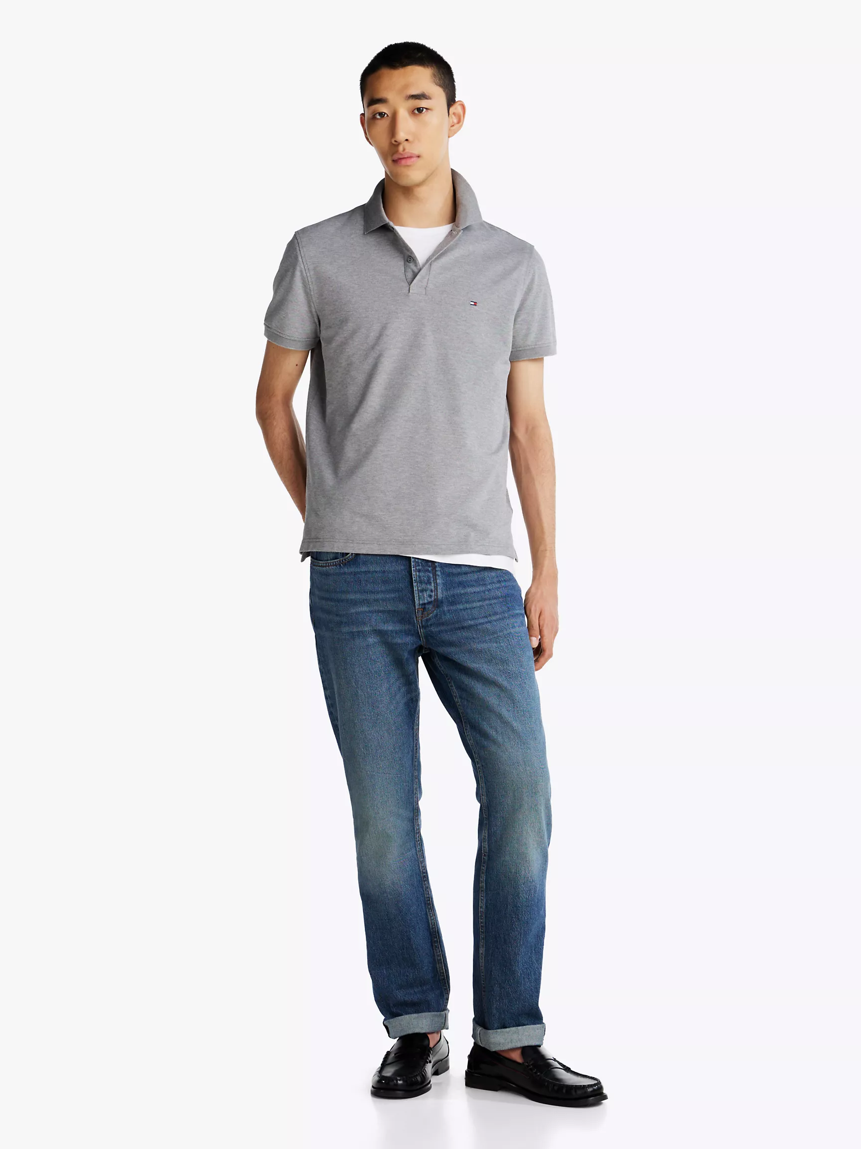 Мужское поло Tommy Hilfiger, Стандартное поло из технологичного пике