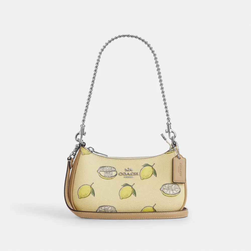Сумка COACH Teri Mini Crossbody Bag With Lemon Print