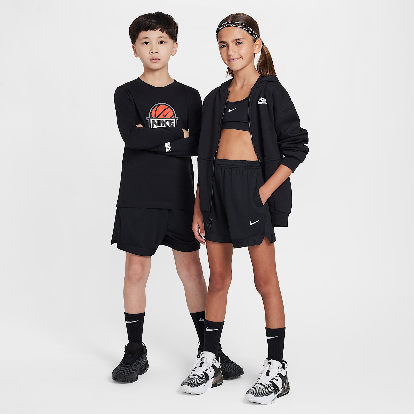 Nike Court Big Kids' Dri-FIT 5" Basketball Shorts