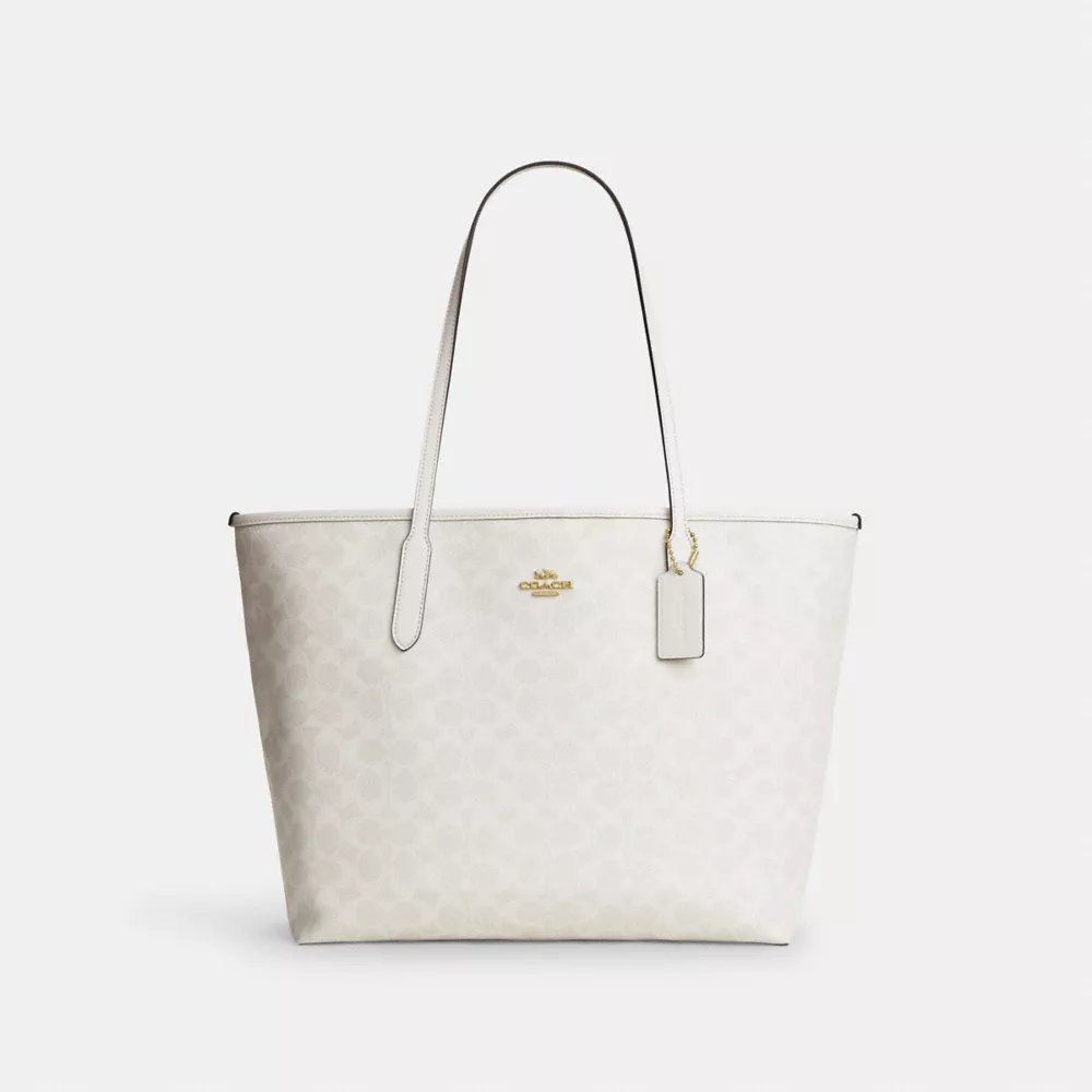 Сумка COACH City Tote Bag In Signature Canvas