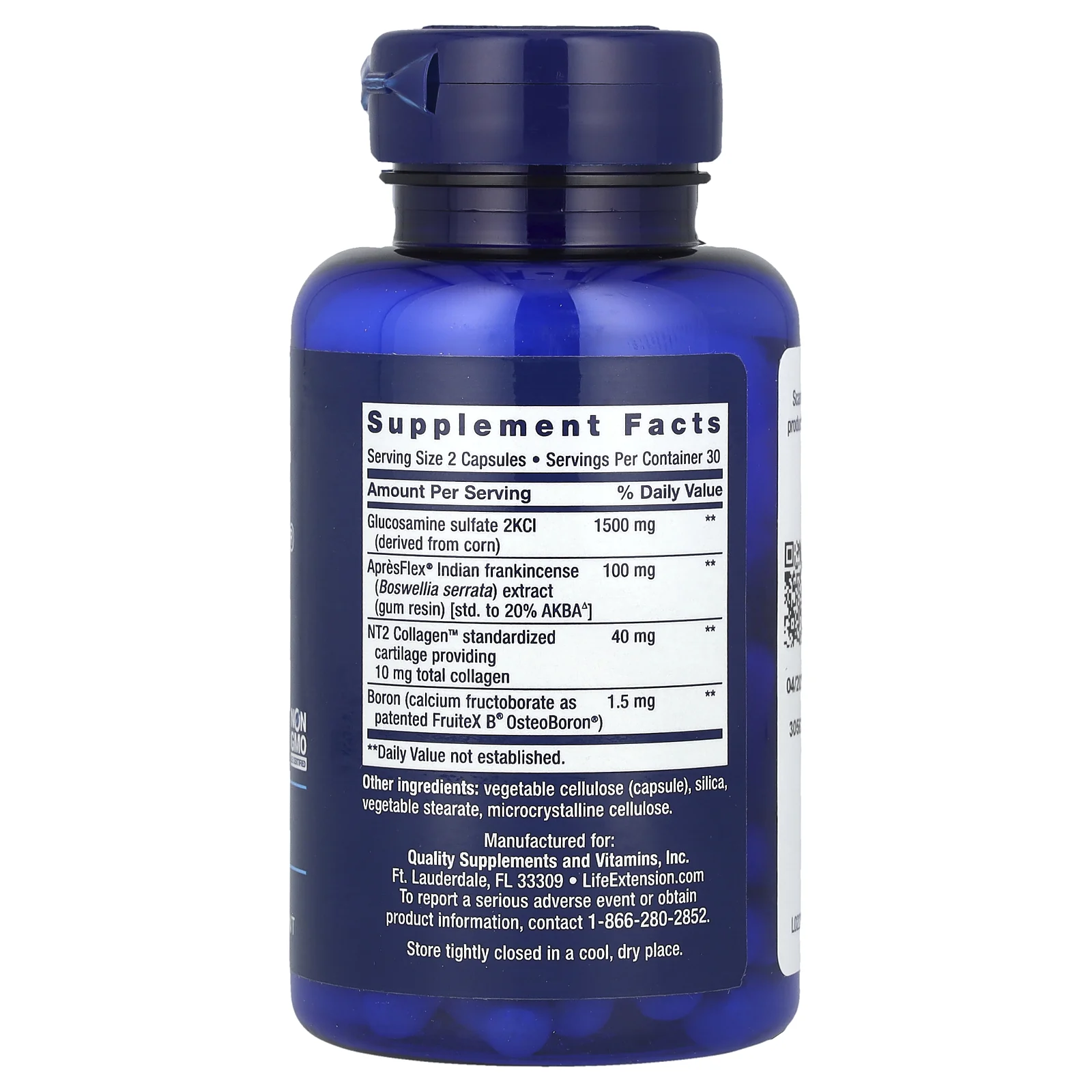 Life Extension, ArthroMax Advanced, усовершенствованный состав, NT2 Collagen и ApresFlex, 60 капсул