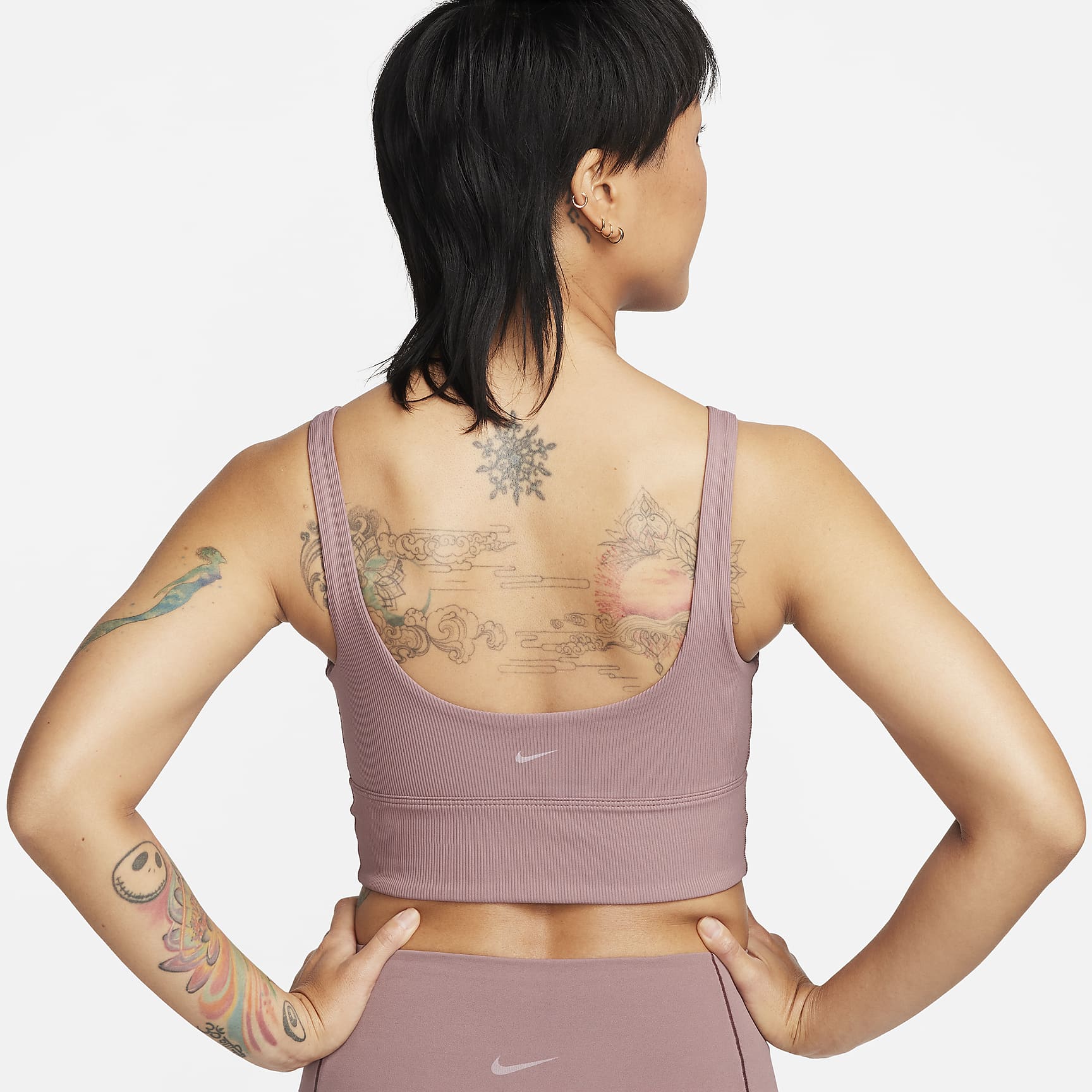 Nike Zenvy Rib Women's Light-Support Non-Padded Longline Sports Bra