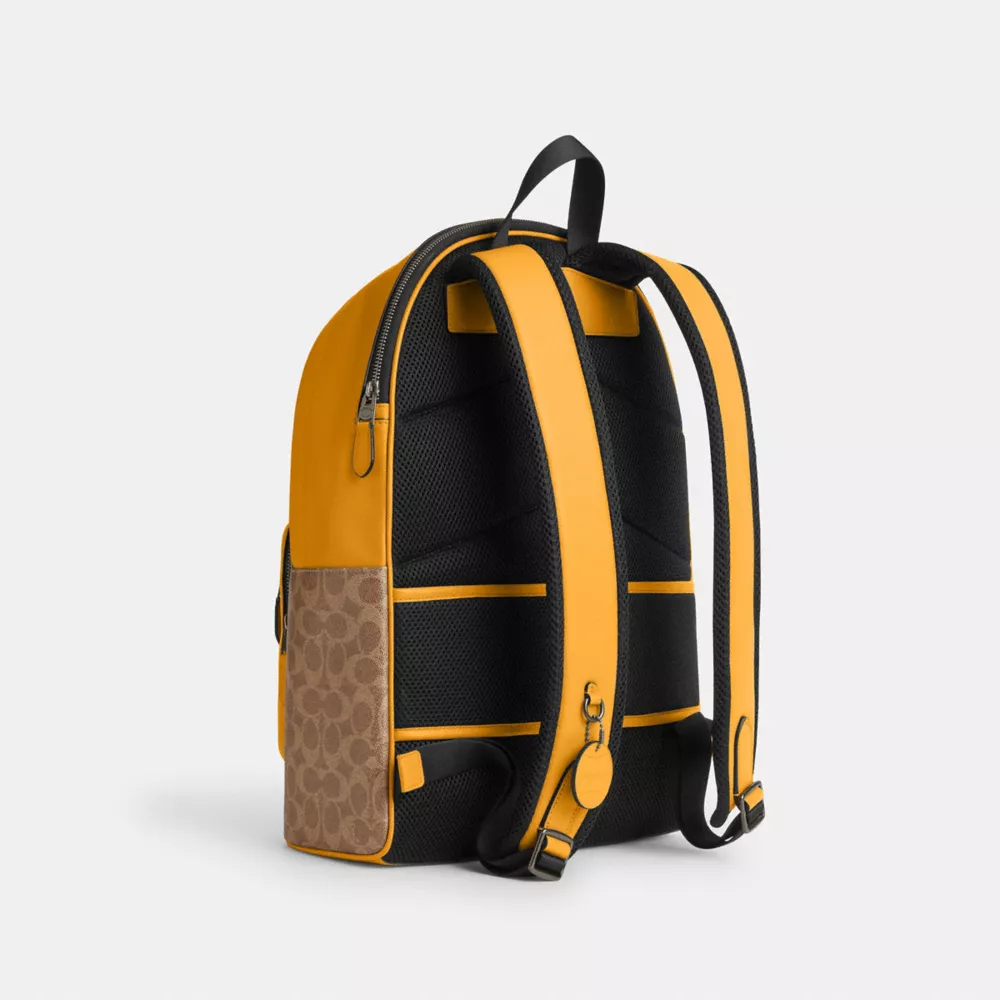 Рюкзак COACH West Backpack In Colorblock Signature Canvas