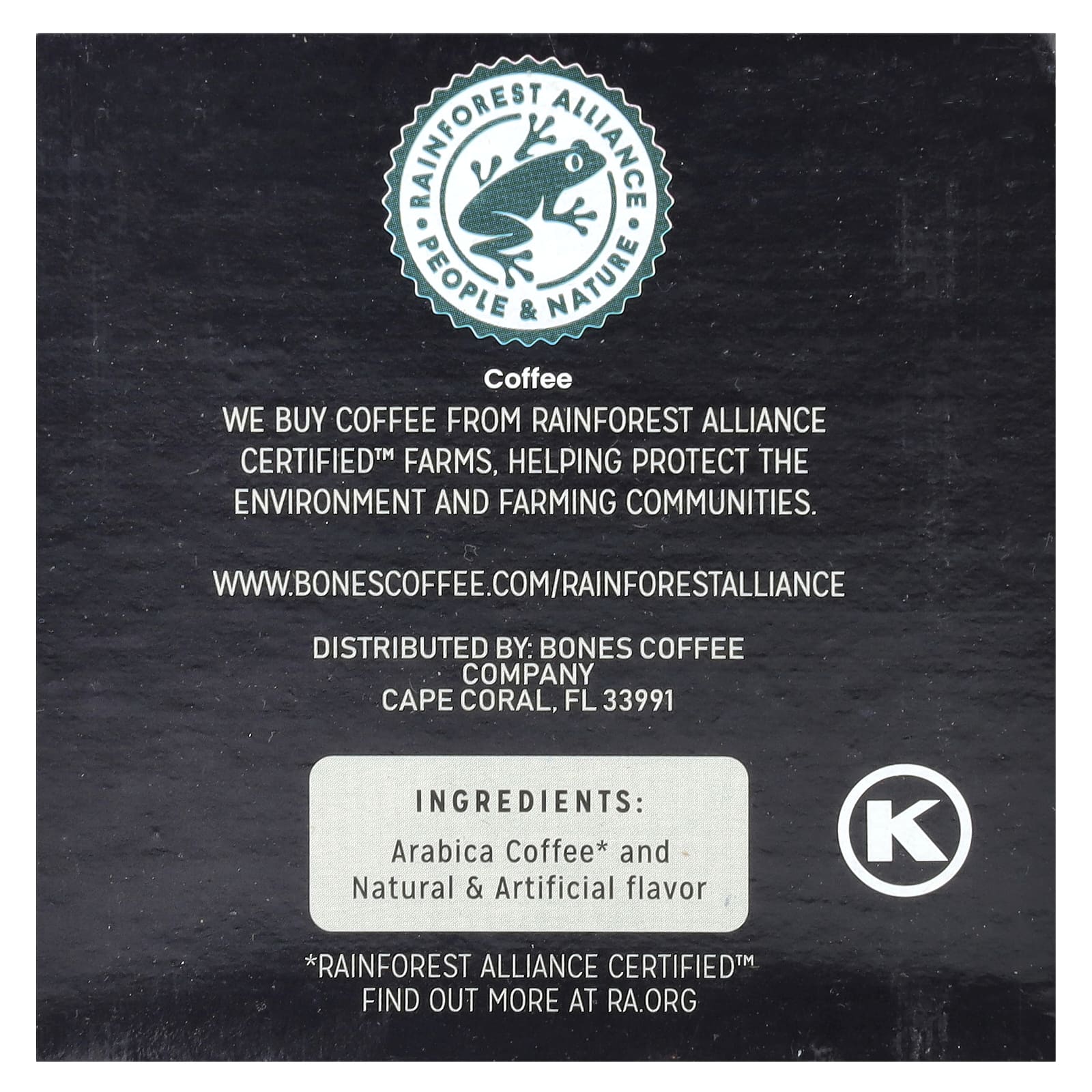 Bones Coffee Company, Salty Siren, кофейные чашки, мокко с морской соленой карамелью, 12 чашек по 10 г (0,35 унции)