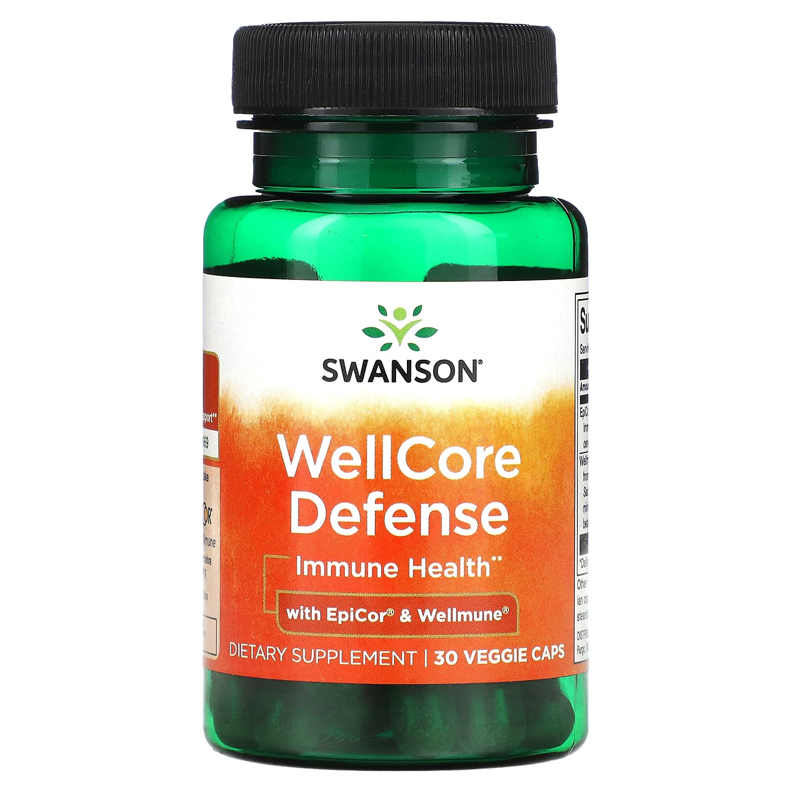 Swanson, WellCore Defense, Epicor и Wellmune, 30 вегетарианских капсул
