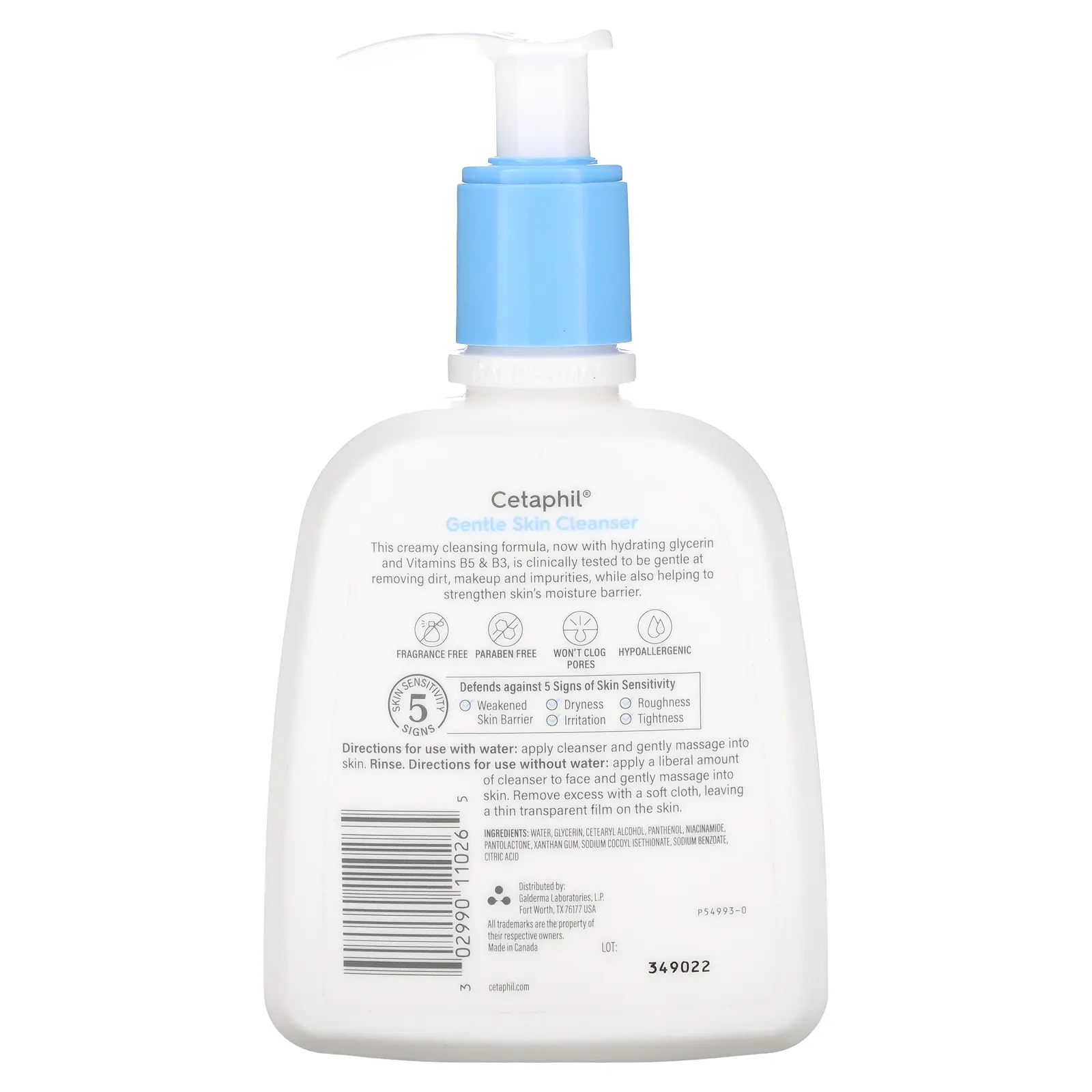 Cetaphil, Мягкое очищающее средство, без отдушек, 237 мл (8 жидк. Унций)