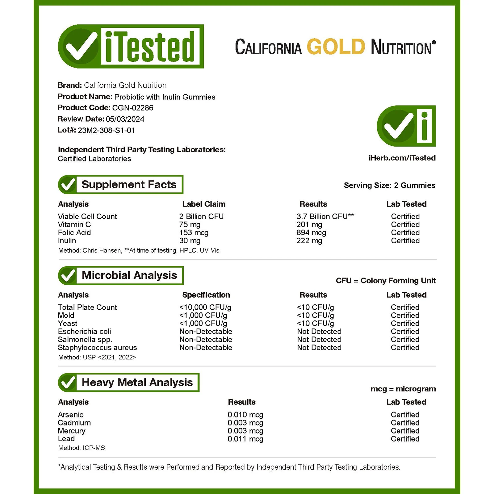 California Gold Nutrition, пробиотик с инулином в жевательных таблетках, с натуральным ягодным вкусом, 90 вегетарианских жевательных таблеток