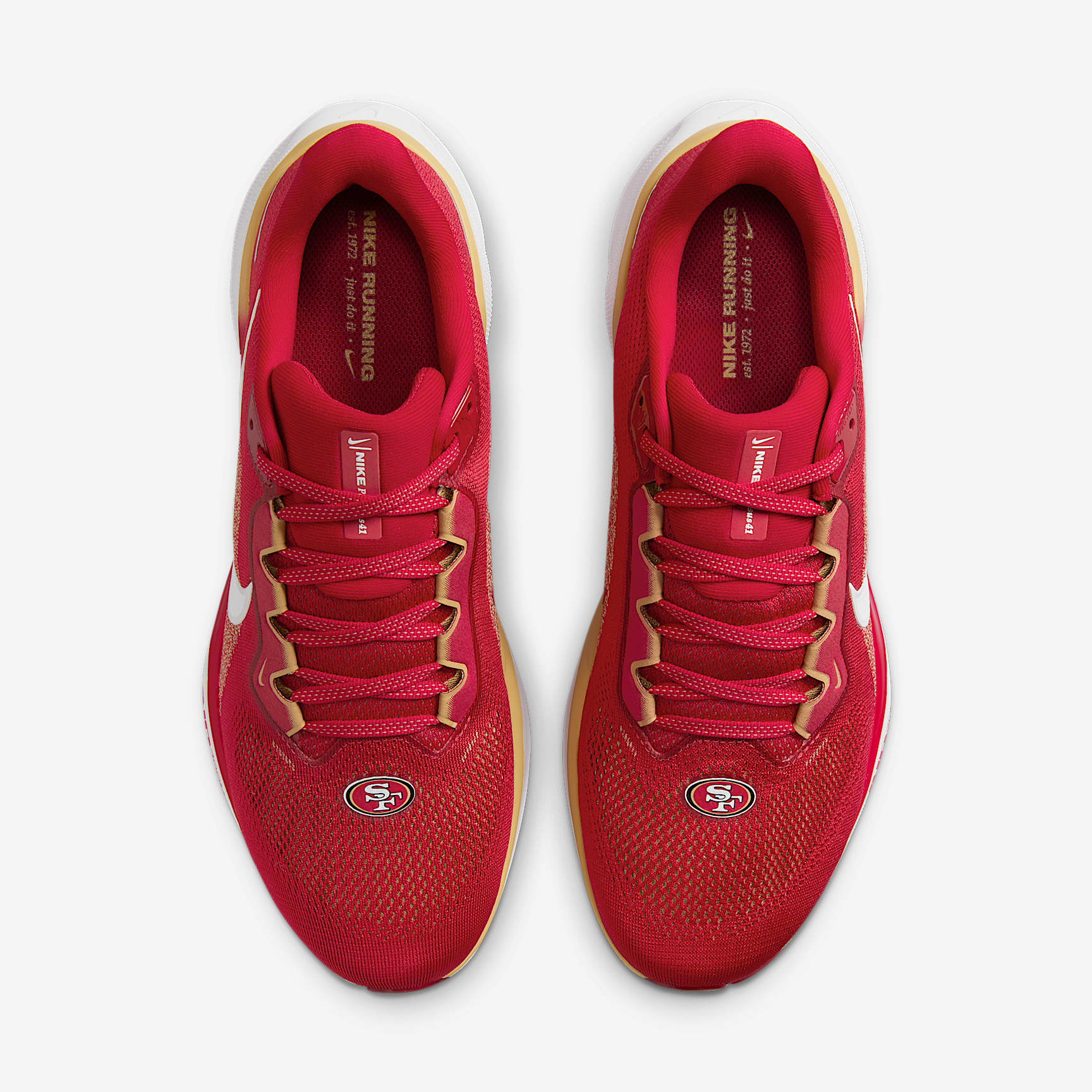 Nike Pegasus 41 NFL San Francisco 49ers Men's Road Running Shoes