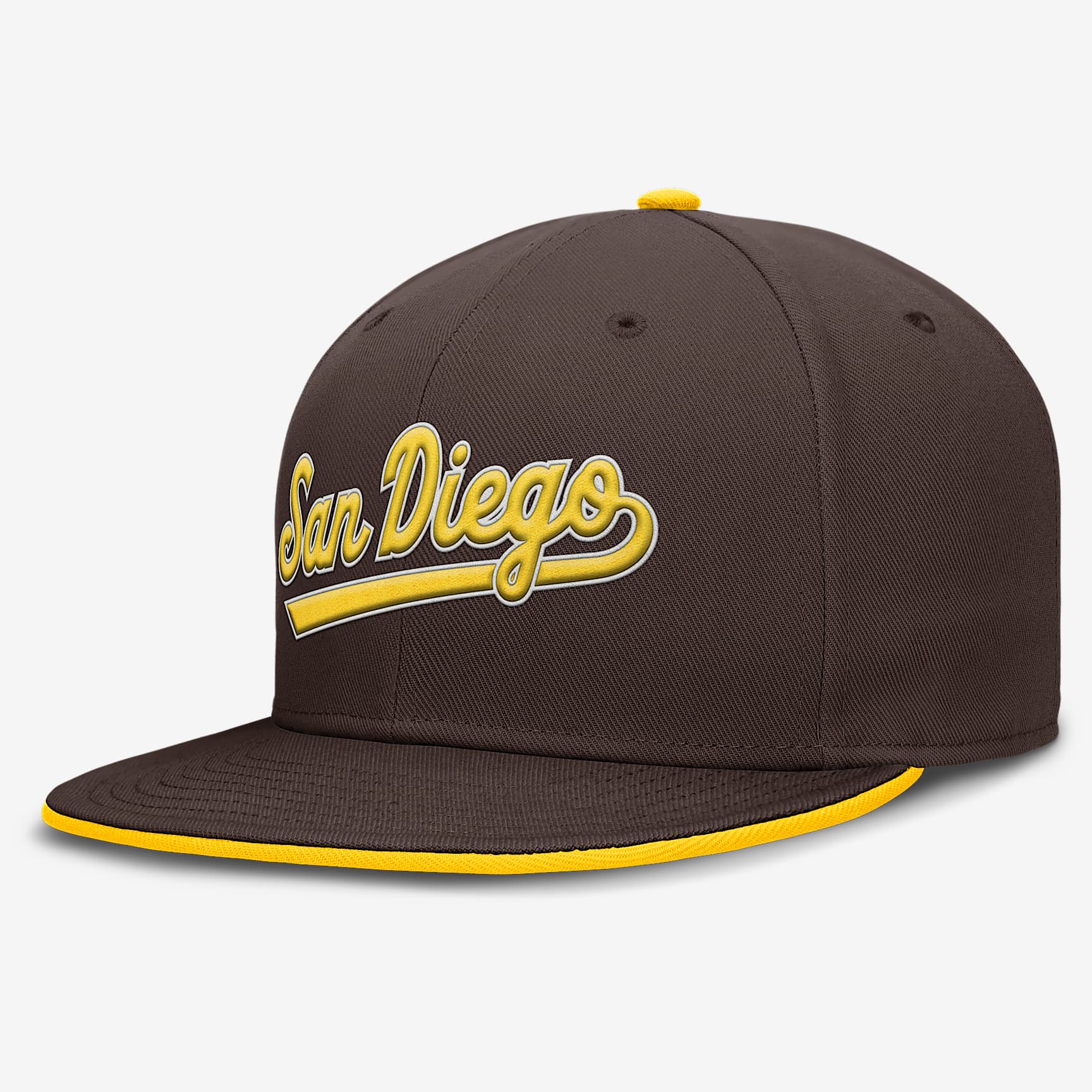 San Diego Padres True Men's Nike Dri-FIT MLB Fitted Hat