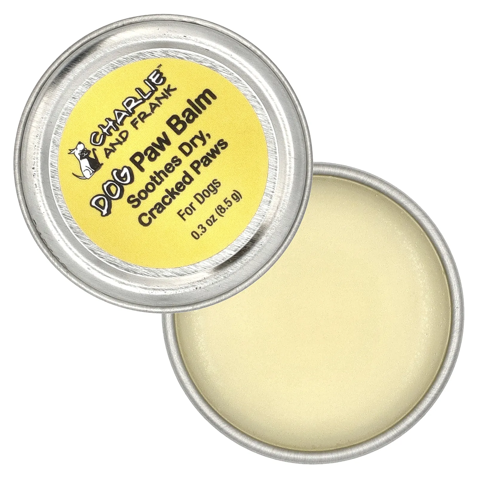 Charlie and Frank, набор бальзамов для собак, для лап, кожи и носа, 3 баночки по 8,5 г (0,3 унции)